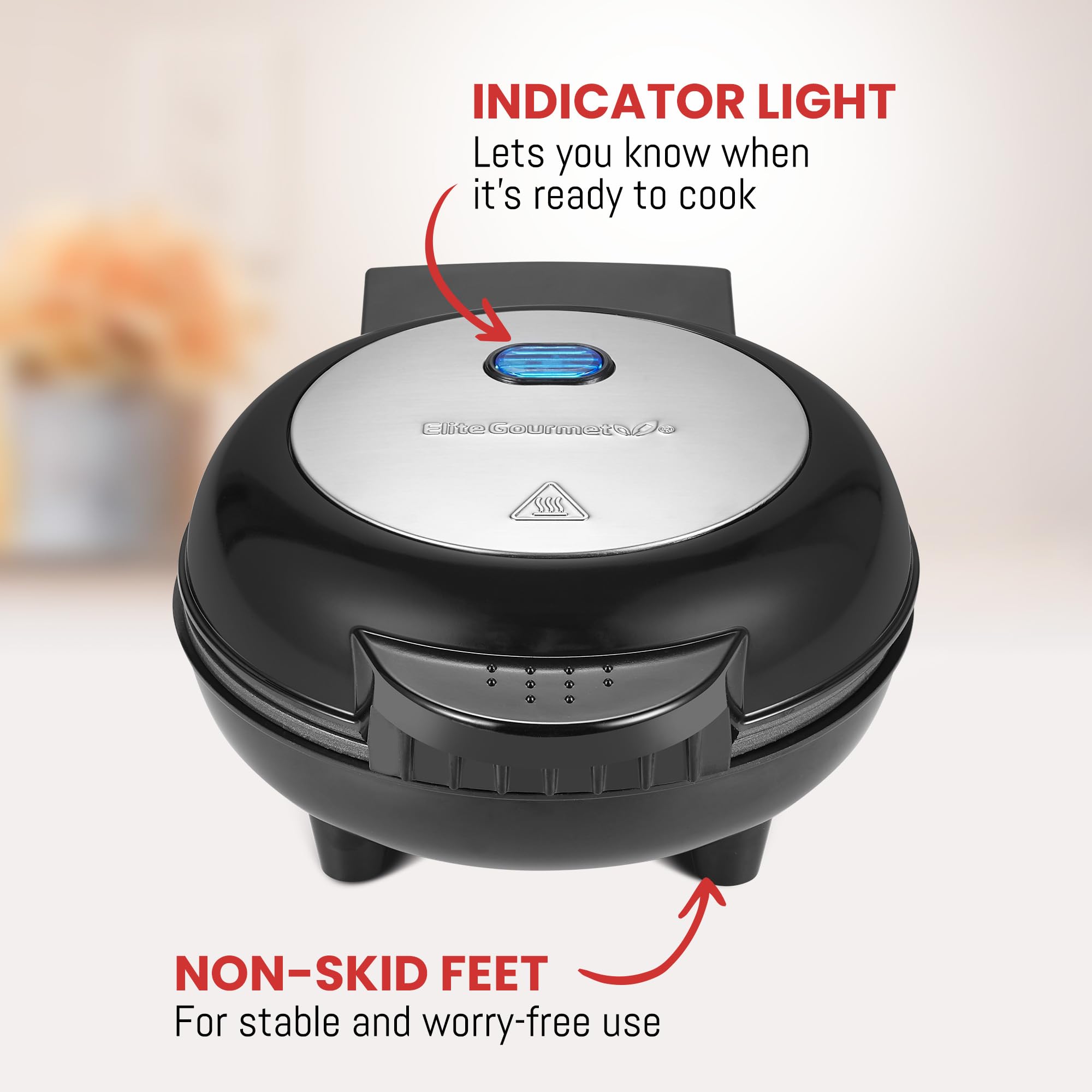 Elite Gourmet EOM123 Non-Stick Omelet Maker - 5.6