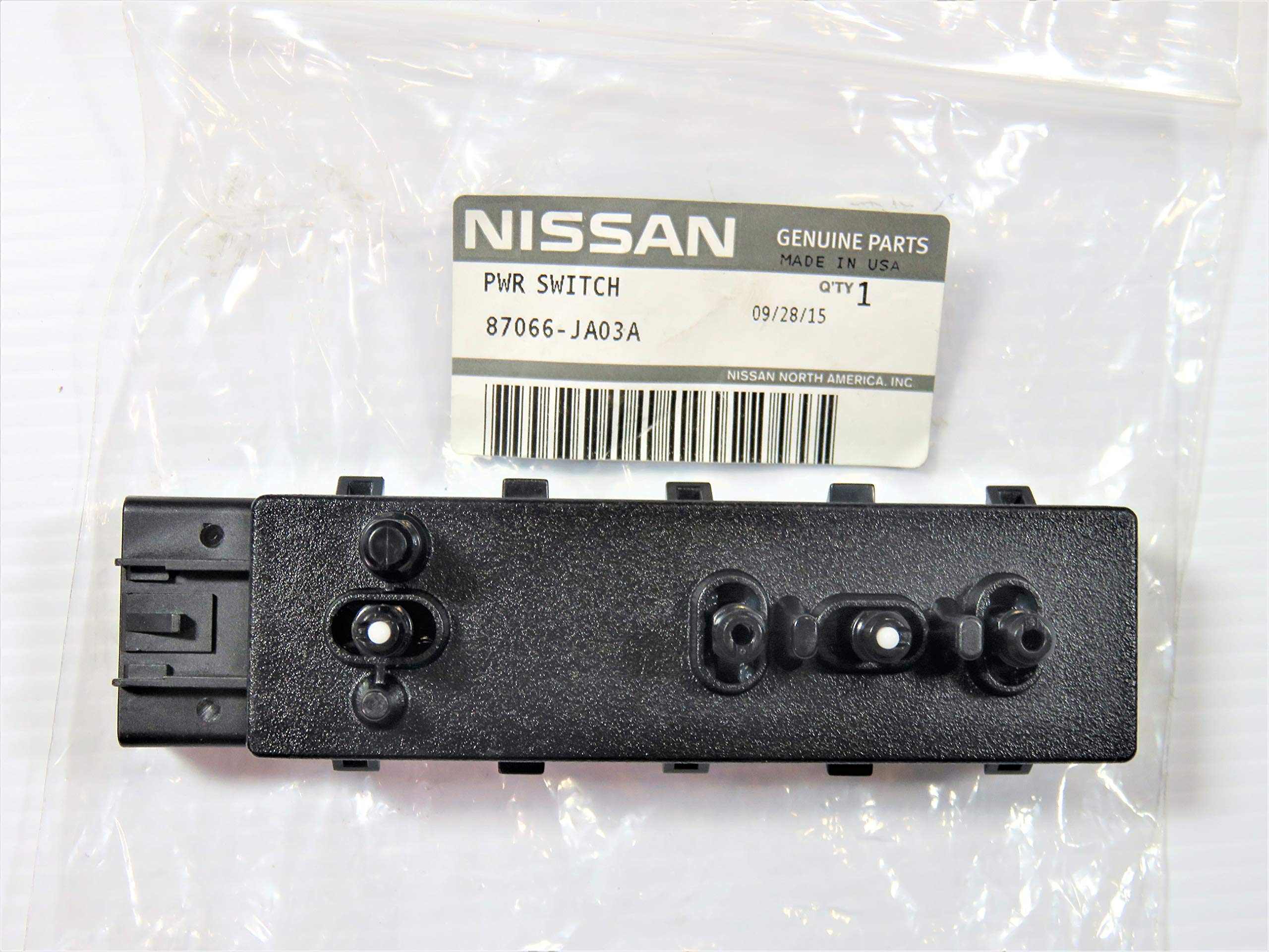 Nissan Altima NV Left Driver Power Seat Slide Switch OEM NEW Replacement Part - Compatible with 2013-2018 Models | Perfect for Seat Adjustment & Repair