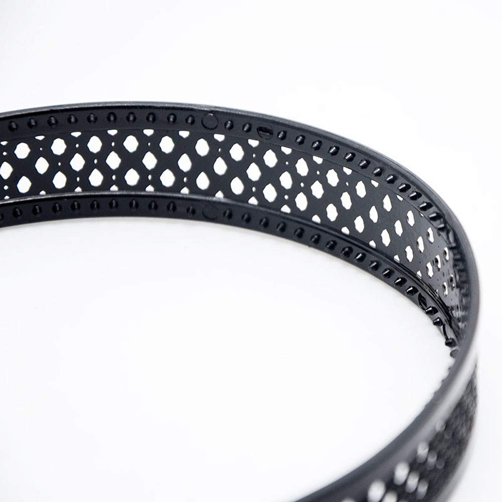 Numblartd 8-Pack Plastic Wide Side Black Hair Bands with Teeth for Men & Women - Fashion Classic Hair Hoops with Comb for Washing Face, Makeup & Daily Styling