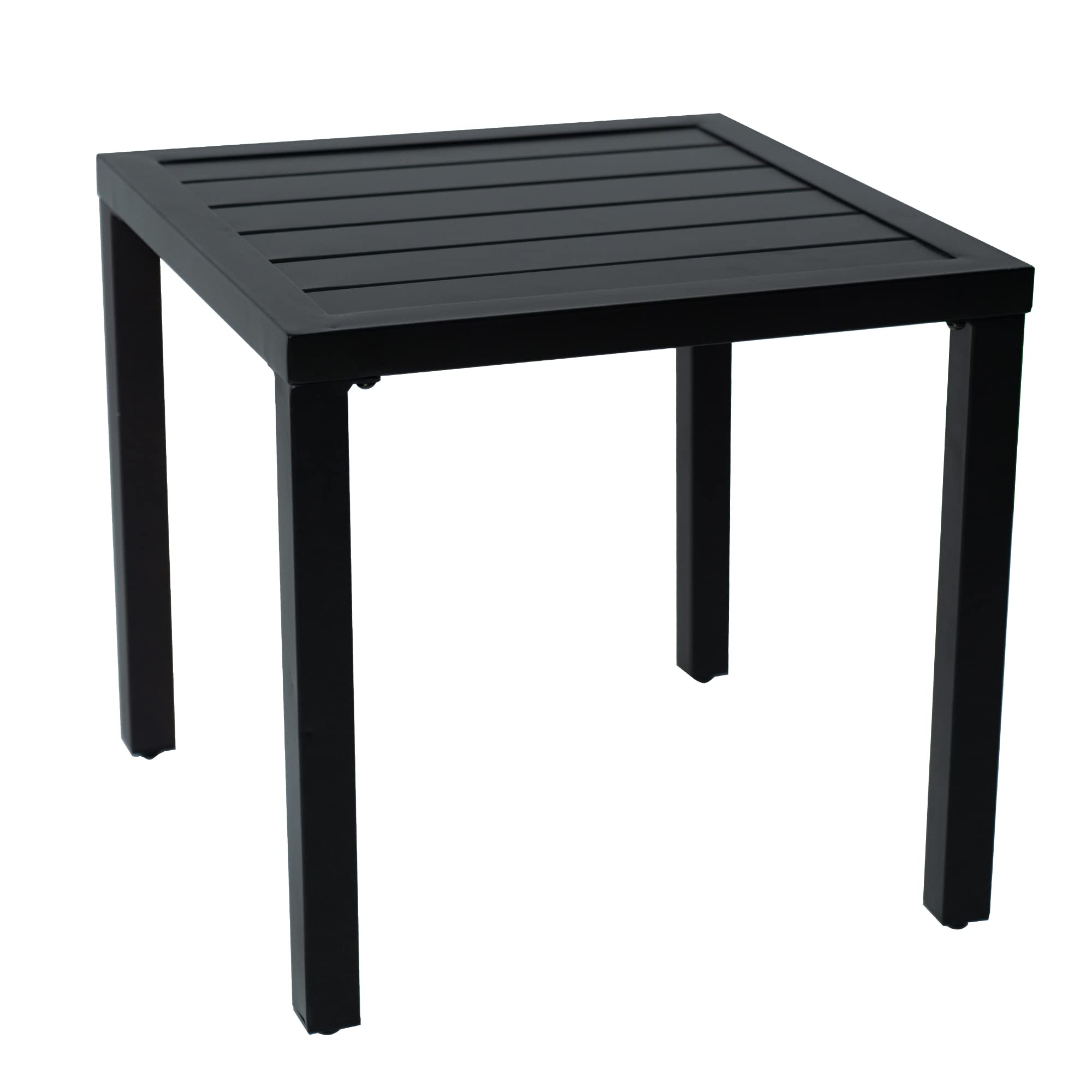 Kozyard Modern Classic 18x18 Inch Outdoor Patio Side Table - Perfect for Poolside, Garden, and Backyard Relaxation