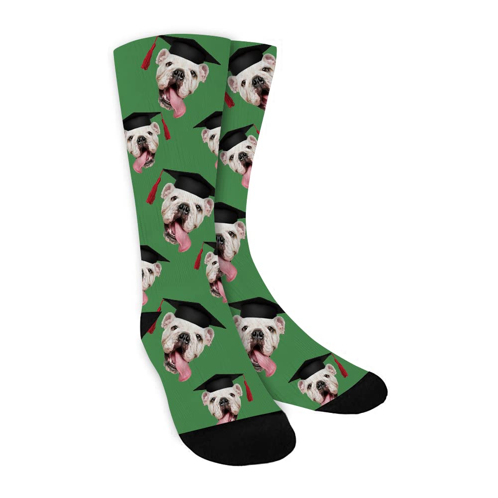 Custom Photo Socks - Personalized Funny Face Socks with Your Picture - Unique Gift for Men & Women - Perfect for Birthdays, Anniversaries & Special Occasions