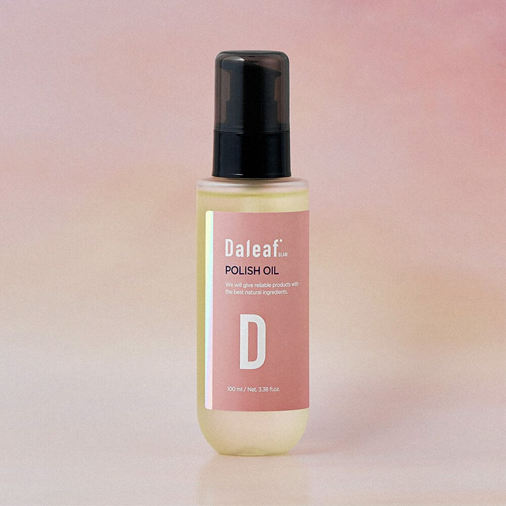 Daleaf Glam Polish Oil 100ml - Nail Care Treatment for Shine & Strength - Perfect for Manicures, Pedicures & At-Home Nail Care