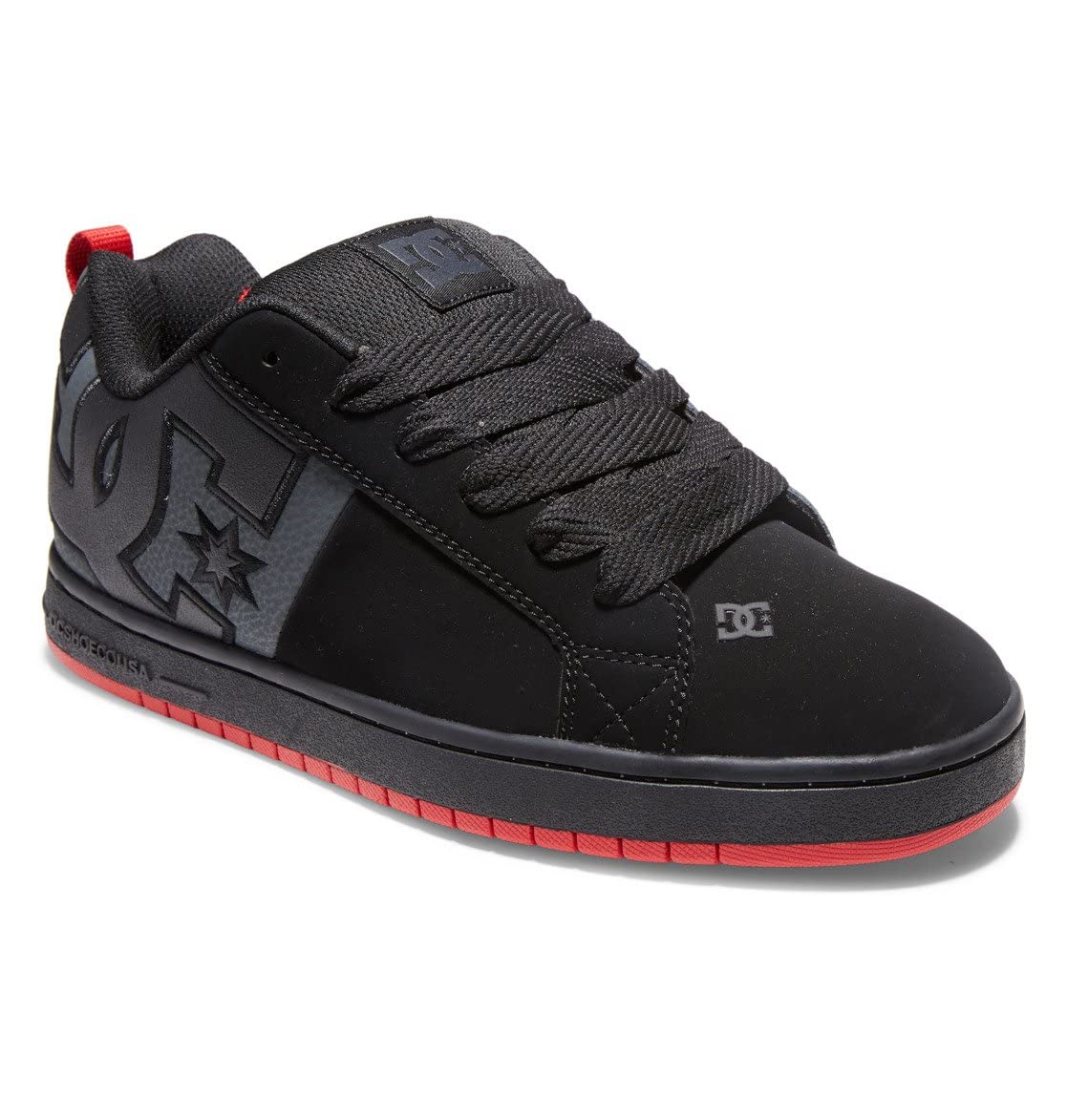 DC Shoes Court Graffik Men's Leather Sneakers - Stylish & Durable Skate Shoes for Streetwear & Casual Wear