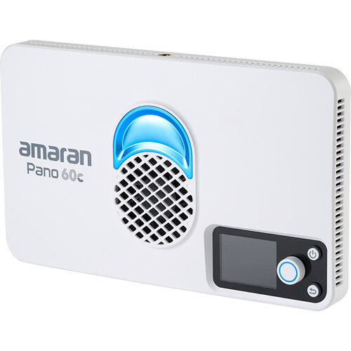 Amaran Pano 60C RGB COB LED Light Panel Kit - Full Color Adjustable Photography Lighting for YouTube Videos, Live Streaming & Studio Photography (White)