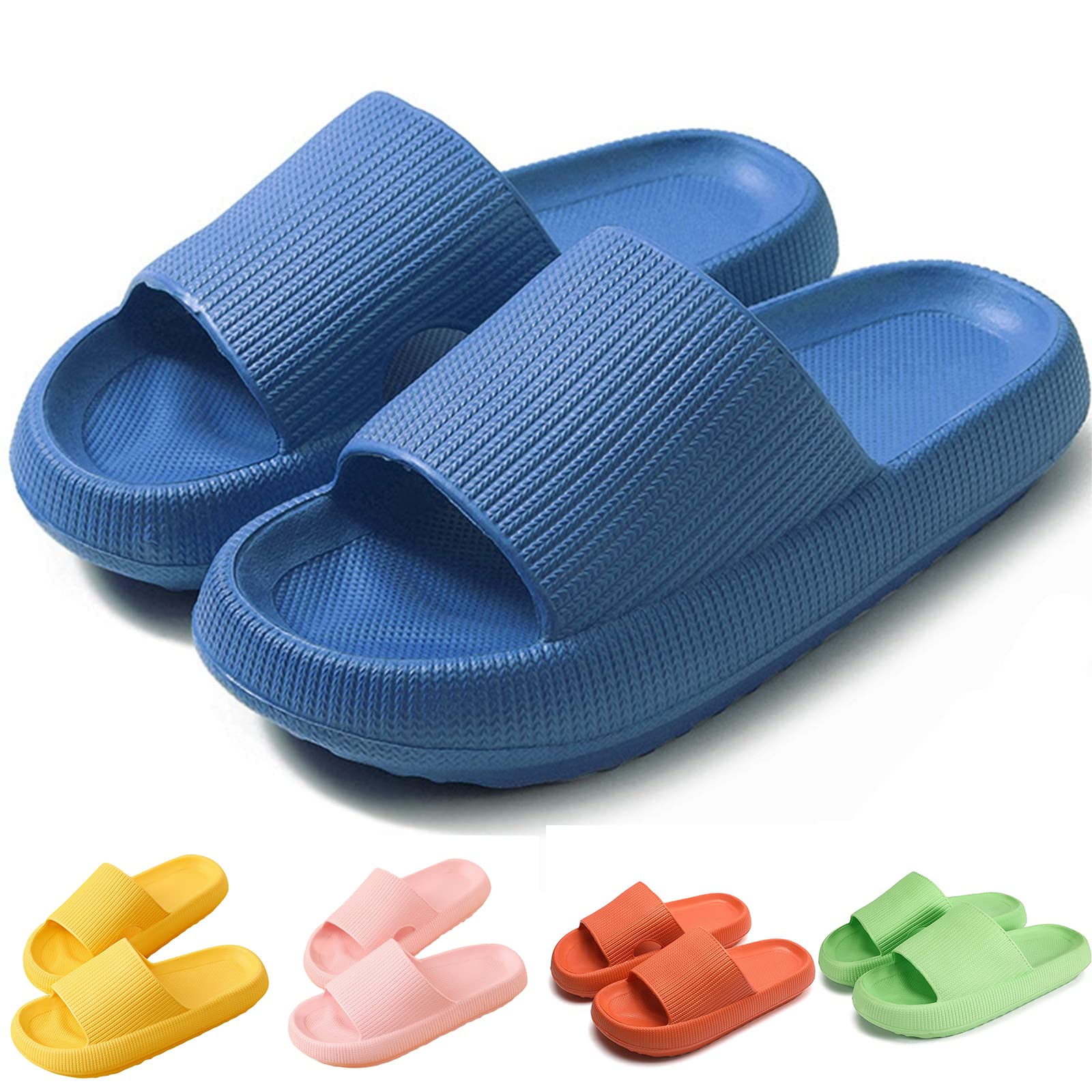 Original Cozislides Super Soft Non-Slip Home Slippers - Comfortable Japanese Style Indoor/Outdoor House Shoes for Women & Men - Perfect for Bathroom, Bedroom, and Lounge Wear