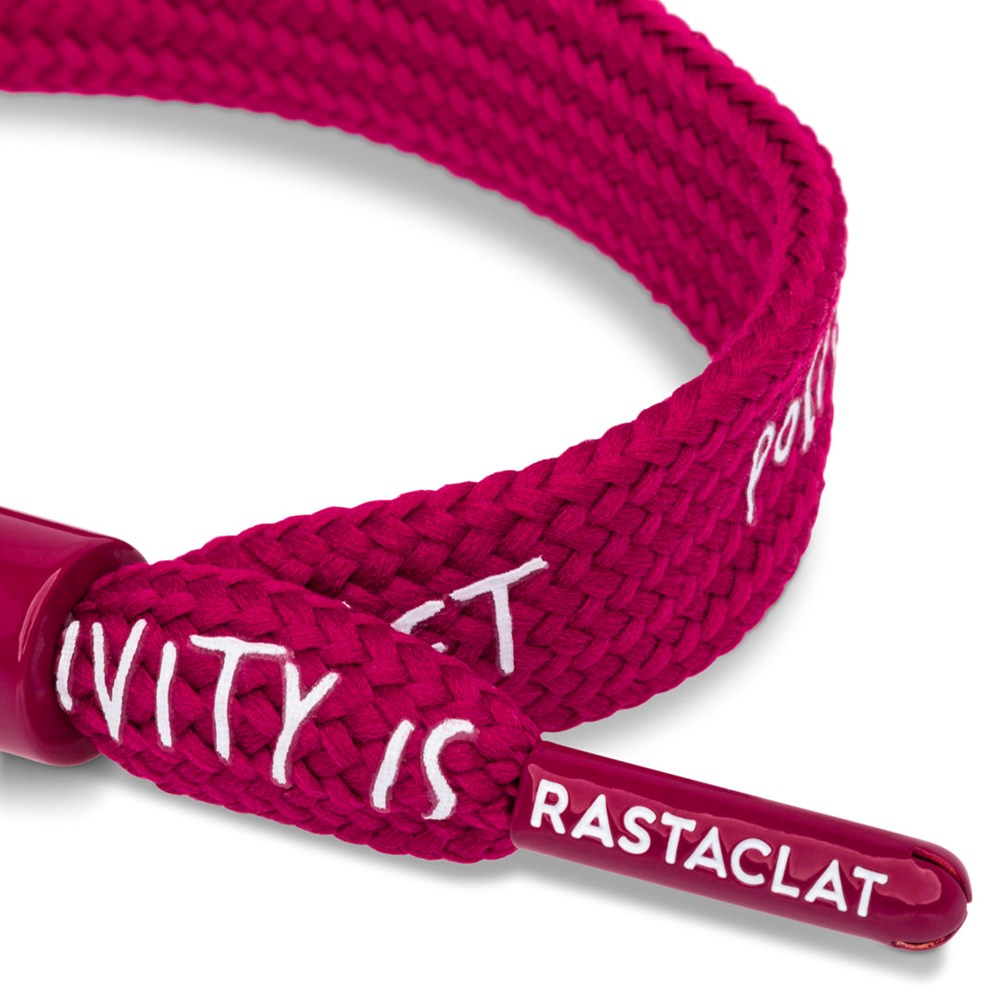 Rastaclat Mindset Red M/L Adjustable Wristband - Stylish & Motivational Bracelet for Men & Women - Perfect for Fitness, Yoga & Daily Wear