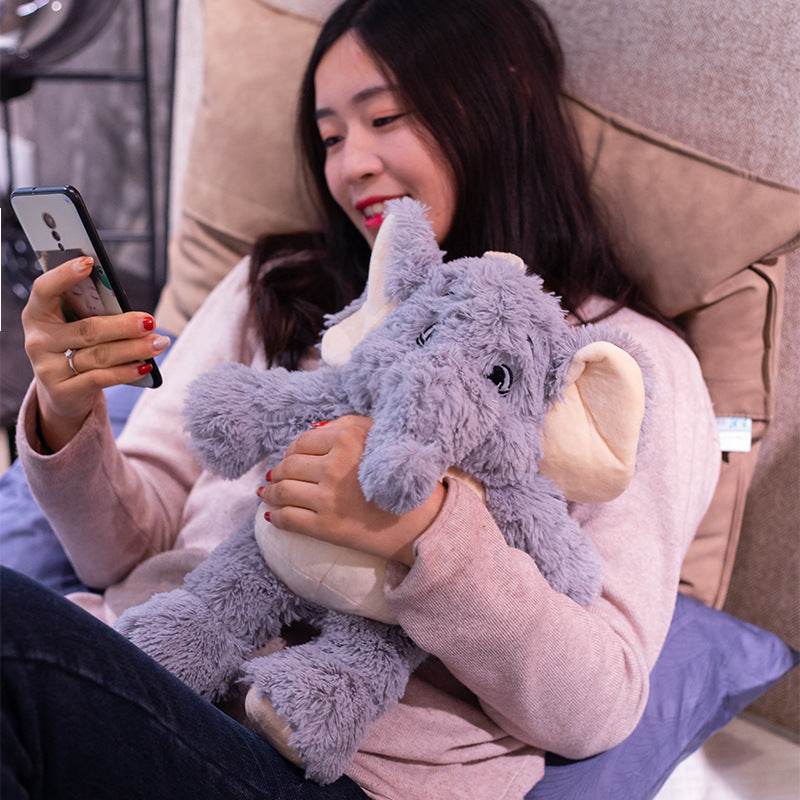 Giant 4ft Elephant Stuffed Animal - Soft & Cuddly Large Plush Toy for Kids Room Decor, Nursery, Birthday Gifts & Photo Props