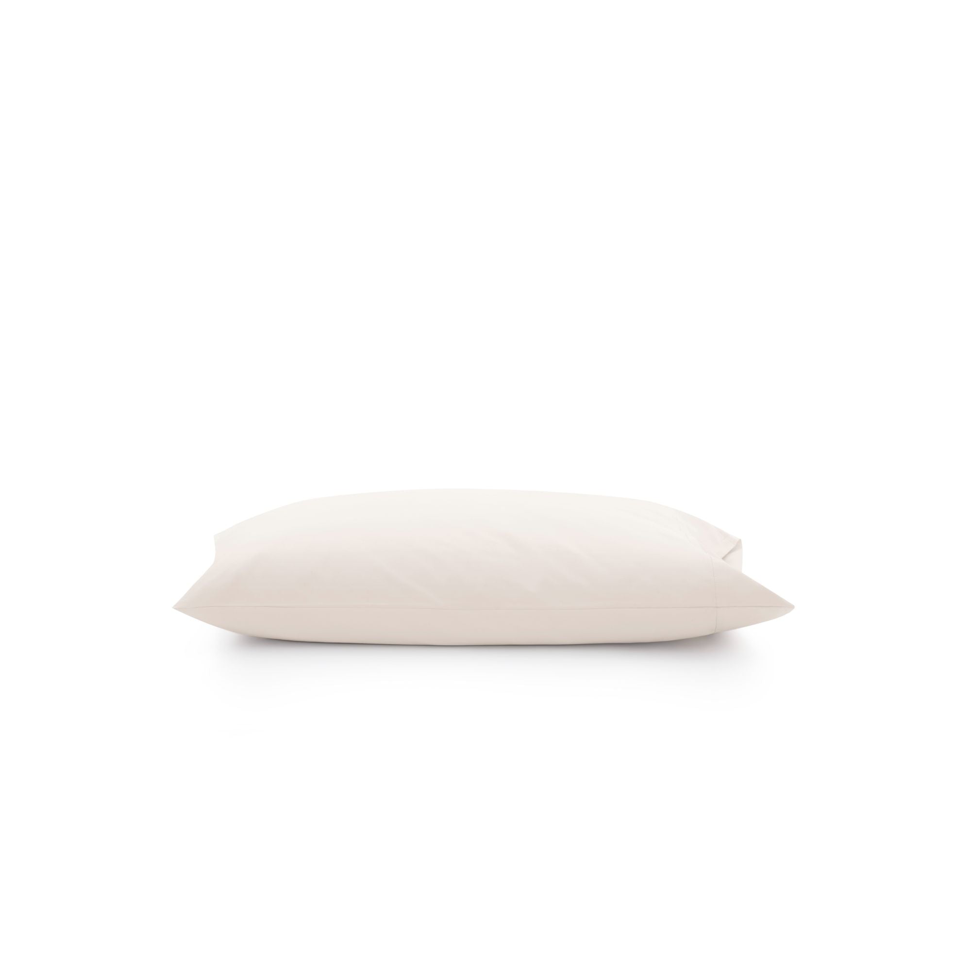 Organic Cotton Pillowcase Set of 2 - Hypoallergenic & Breathable Bedding for Sensitive Skin | Perfect for Allergy Relief & Better Sleep (White, Standard Size)