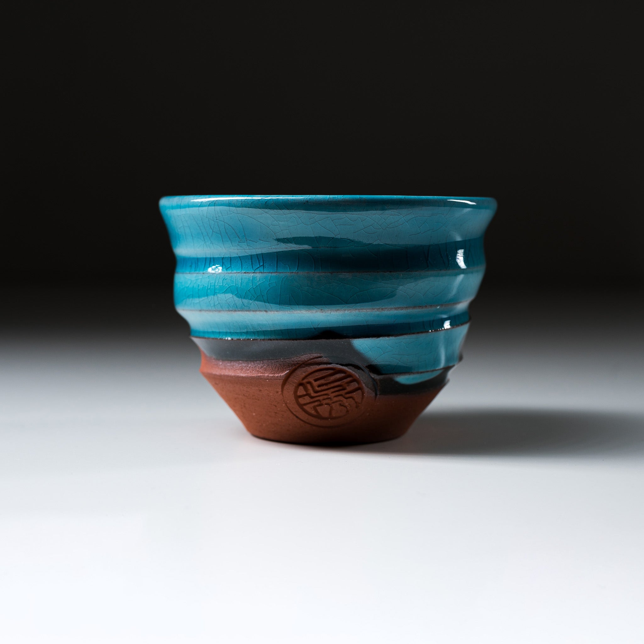 NINSHU Tea Cup and Dessert Bowl Set - Premium Ceramic SOUKU / 蒼空 Collection - Perfect for Japanese Tea Ceremony, Dessert Serving, and Home Decor