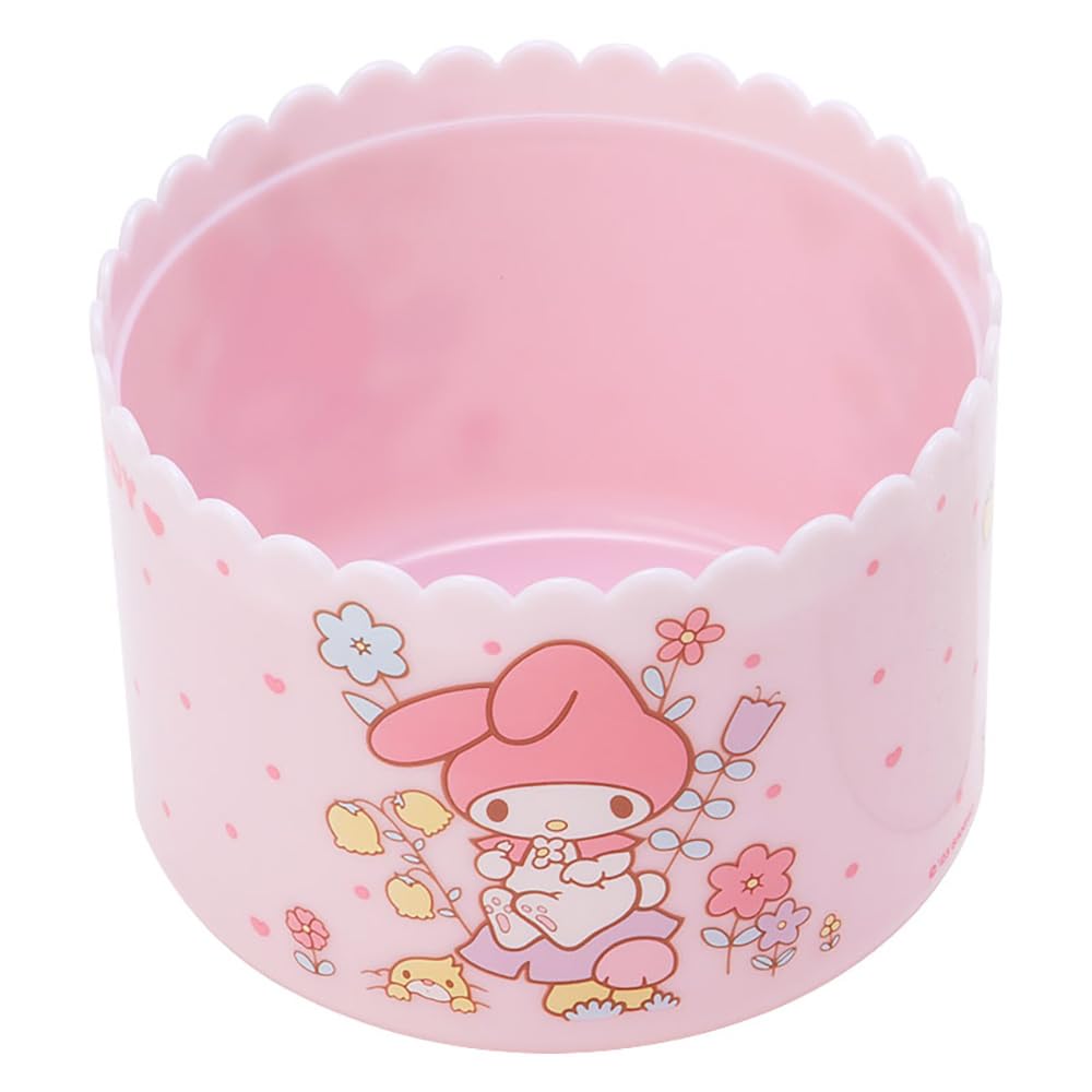 Sanrio My Melody Cute Decorative Storage Box - 4.3 x 4.3 x 4.5 Inches Small Organizer for Jewelry, Makeup, Stationery & Home Decor