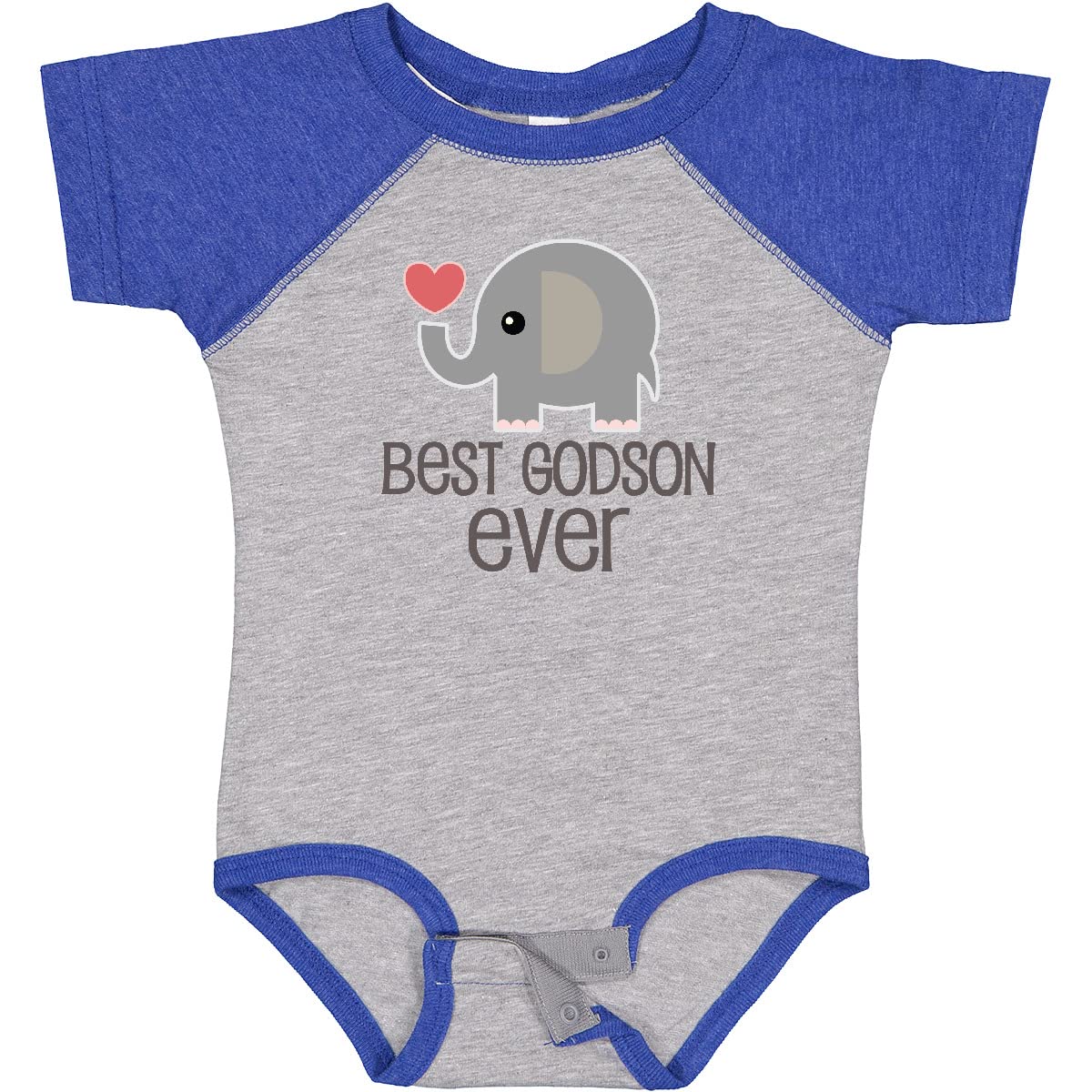 Inktastic Best Godson Baby Boy Bodysuit - Cute Outfit for Baptism, Christening & Family Photos - Soft Cotton Onesie for Newborns & Infants