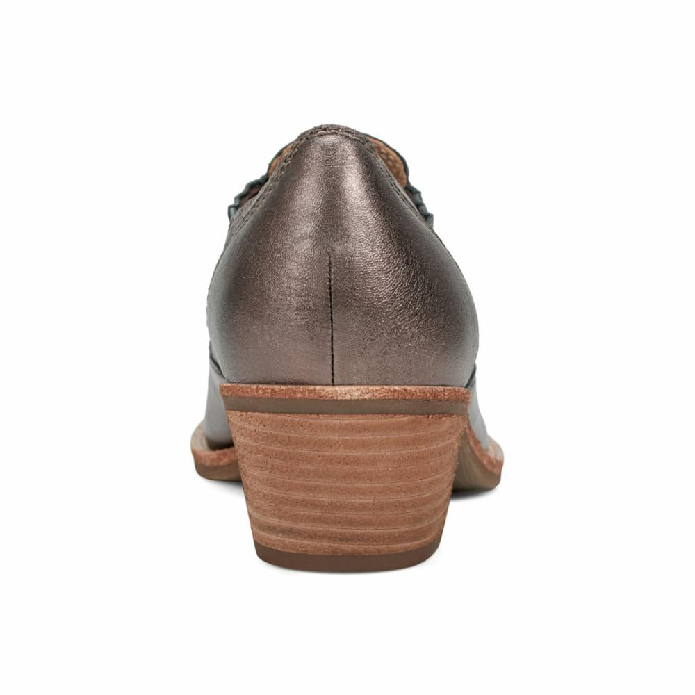 Earth Women's Jalin Metallic Wedge Sandals - Comfortable Summer Casual Shoes with Arch Support | Perfect for Beach, Vacation, and Everyday Wear