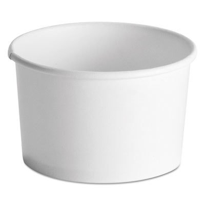 Chinet Squat Paper Food Container - 8-10Oz White Takeout Boxes (50 Pack, 20 Count) - Eco-Friendly Disposable Containers for Restaurants, Food Trucks & Catering Events