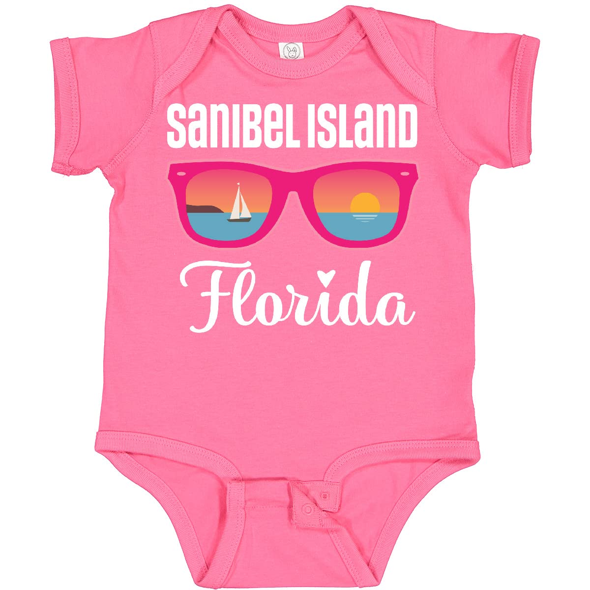 Inktastic Sanibel Island Florida Vacation Baby Bodysuit - Cute & Comfortable Infant Onesie for Beach Trips & Family Getaways