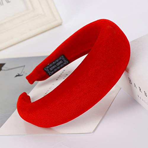Soft Velvet Hair Headband for Women & Girls - Fashionable Sponge Hoop Headwrap Accessory for Styling, Workouts & Everyday Use