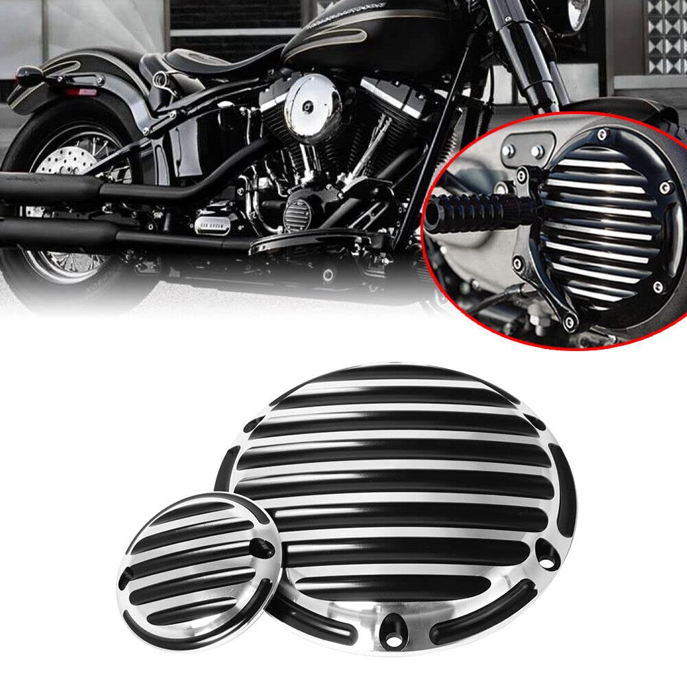 CNC Chrome Derby Cover Timer Timing Cover Protector Guard for Harley Davidson Sportster 883 1200 XL 883XL 1200XL - Engine Protection Upgrade for Motorcycle Maintenance & Customization (Chrome)