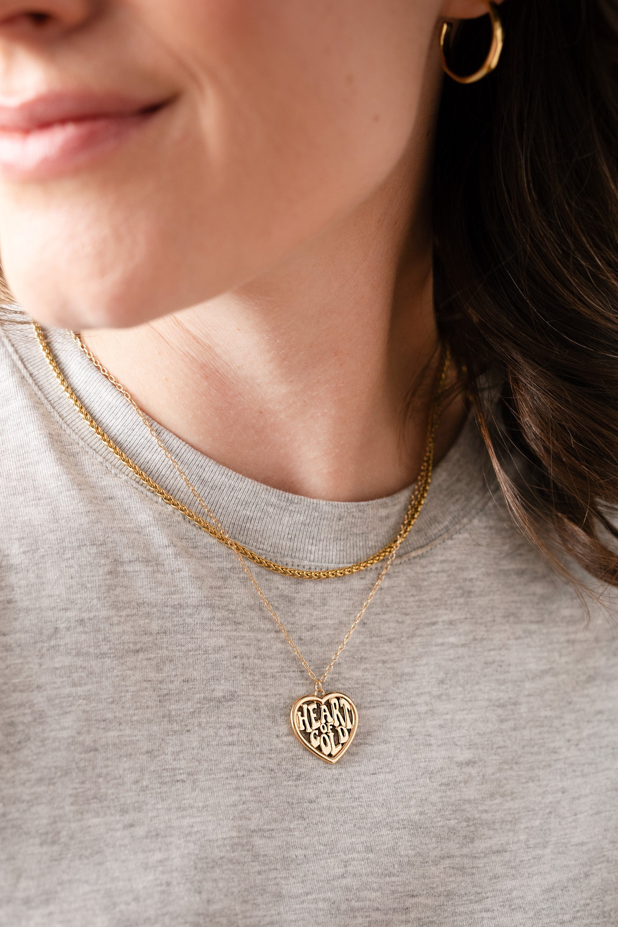 Heart of Gold Pendant Necklace for Women - 14K Gold Plated Elegant Jewelry Gift for Valentine's Day, Anniversary & Special Occasions