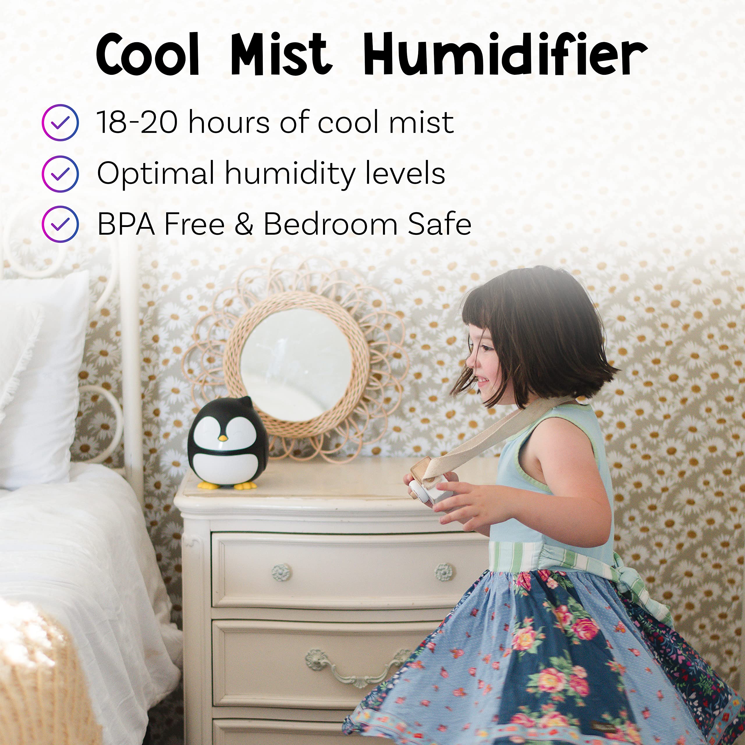 Sweet Dreams 4-in-1 Baby Sleep Machine with Humidifier, Aroma Diffuser & White Noise Sound Machine for Newborns, Toddlers & Kids - Perfect for Nursery, Bedtime & Soothing Fussy Babies