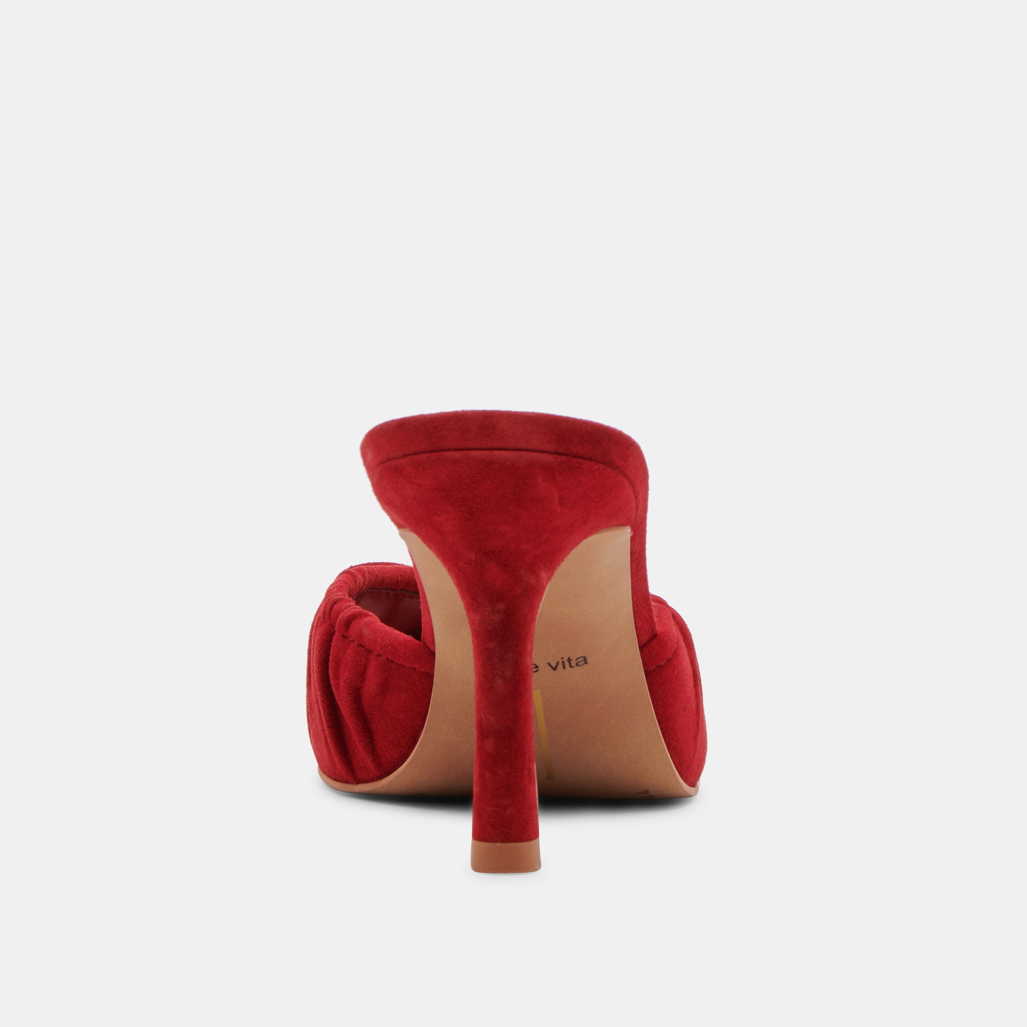 KAIRI Women's High Heels - Crimson Suede Pumps for Party, Wedding & Evening Wear - Stylish Dress Shoes for Women