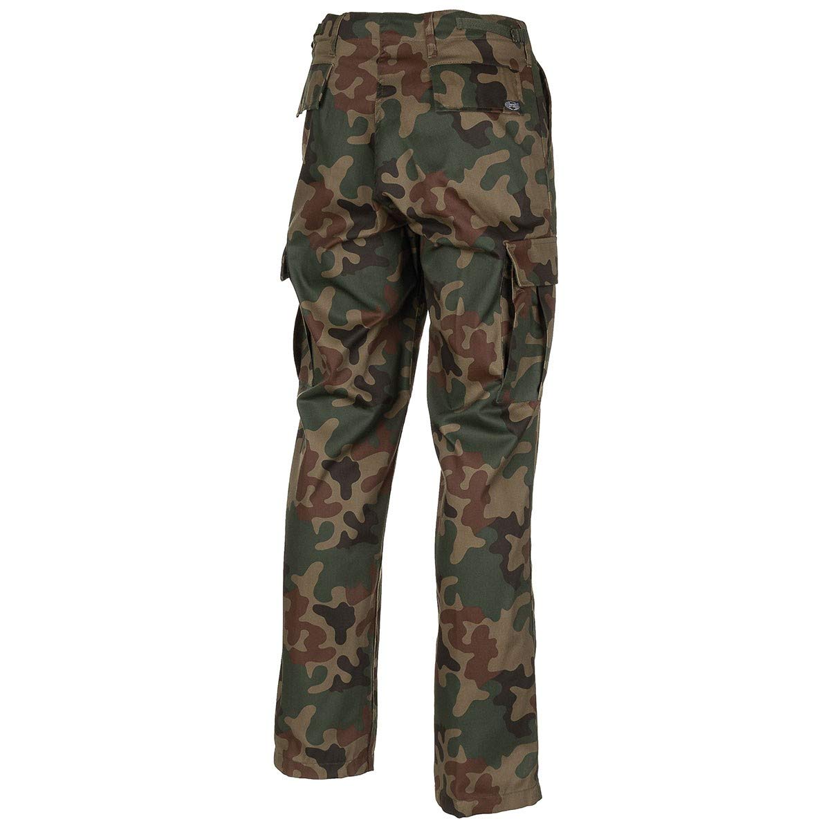 Men's US BDU Combat Pants - Military Tactical Trousers in Polish Woodland Camo - Perfect for Outdoor Hunting, Airsoft & Tactical Training