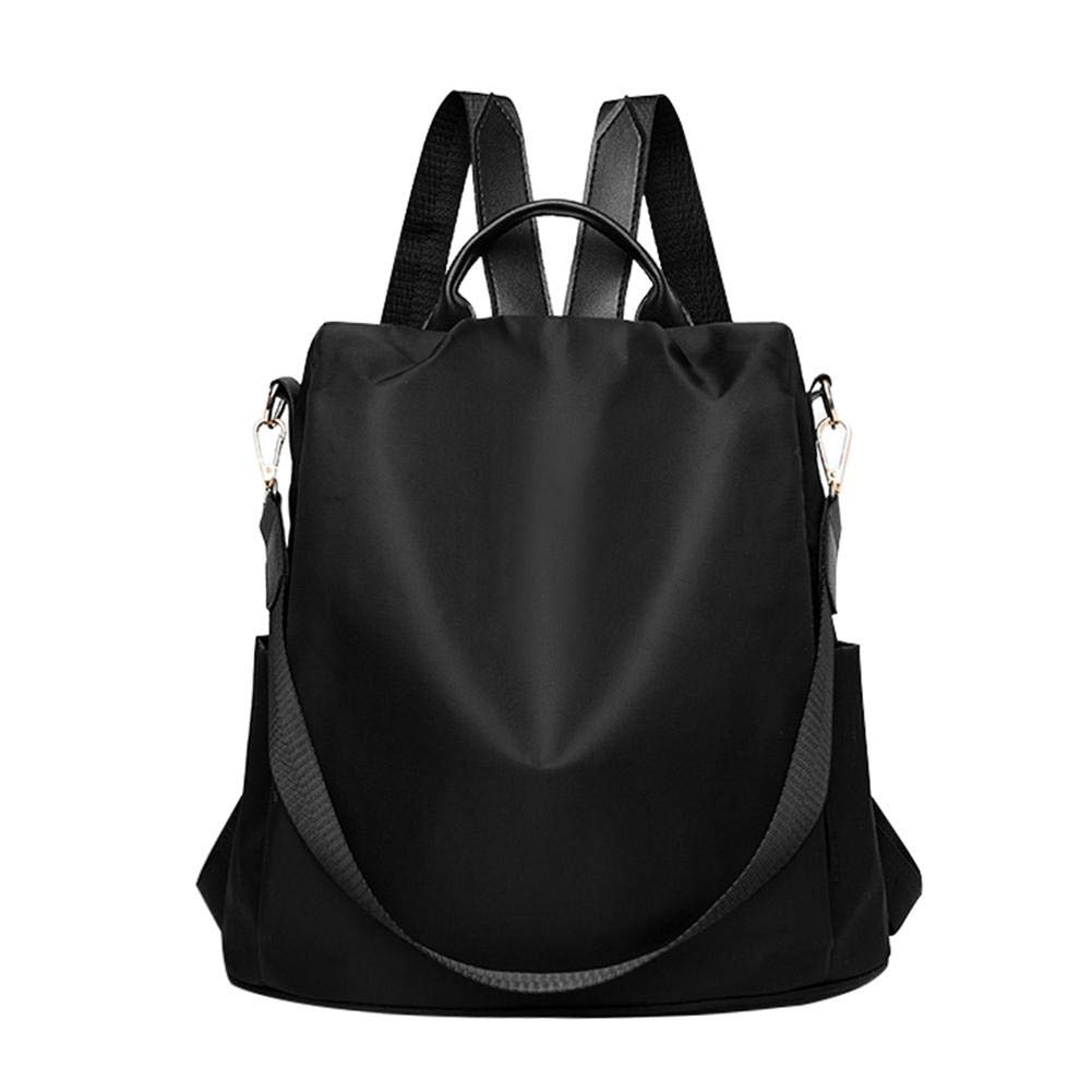 Sikiwind Women's Anti-Theft Oxford Backpack - Waterproof Travel Backpack for School, College & Commuting - Durable Laptop Backpack for Women & Girls (Black) - Perfect for Work, Study & Outdoor Adventures