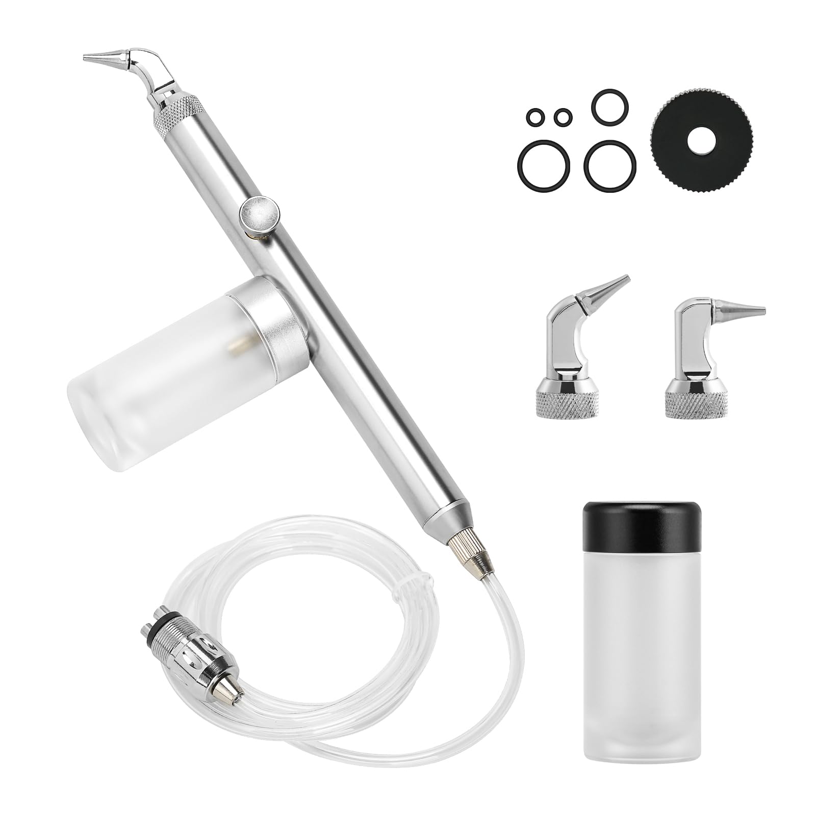 HPSZZ 4H Aluminum Oxide Air Abrasive Sandblaster System - 360° No Dead Angle Sandblasting Kit for Metal, Wood & Auto Restoration | DIY & Industrial Surface Cleaning
