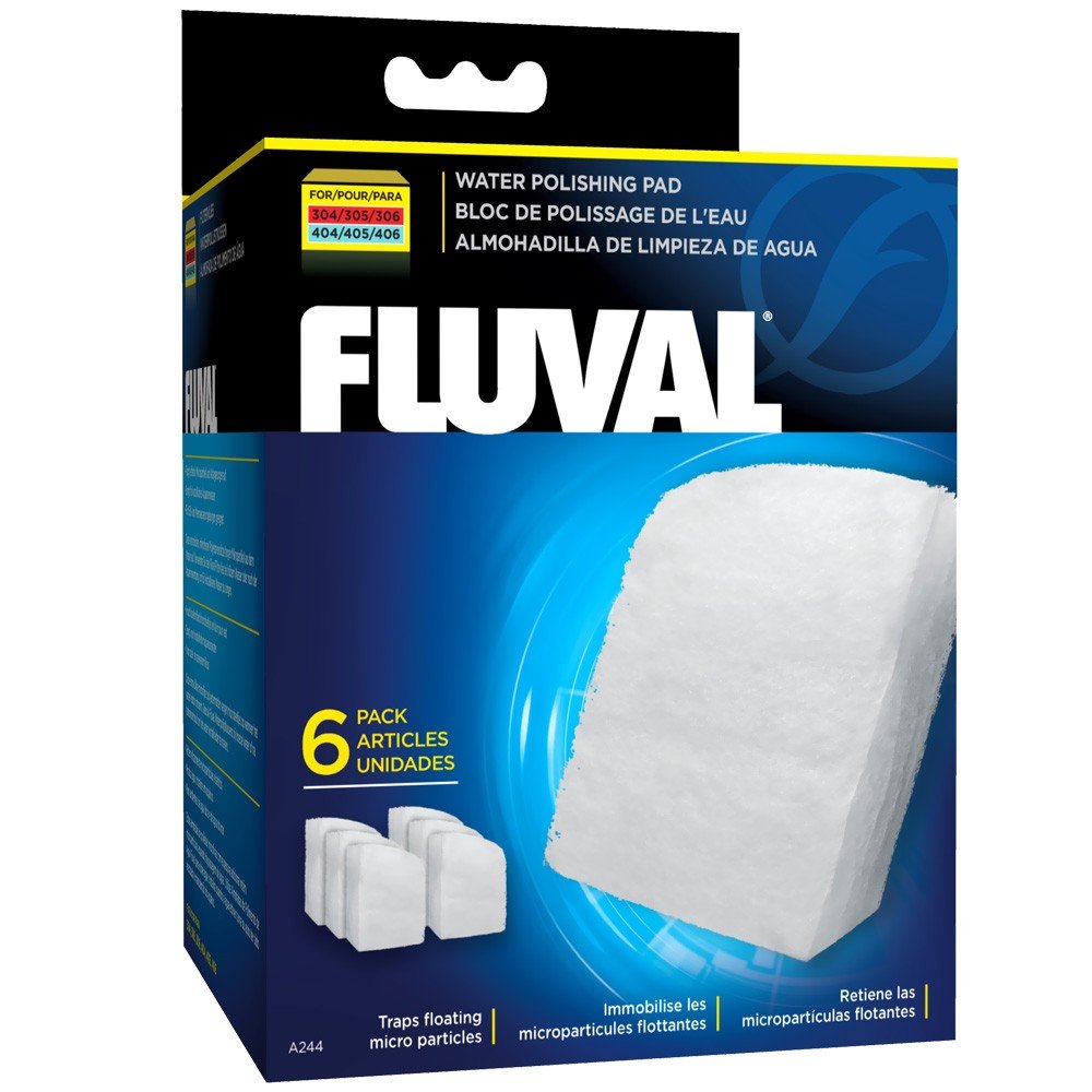 Fluval Water Polishing Pad - Premium Aquarium Filter Media for Crystal Clear Water | Perfect for Freshwater & Saltwater Fish Tanks, Turtle Tanks & Aquatic Habitats