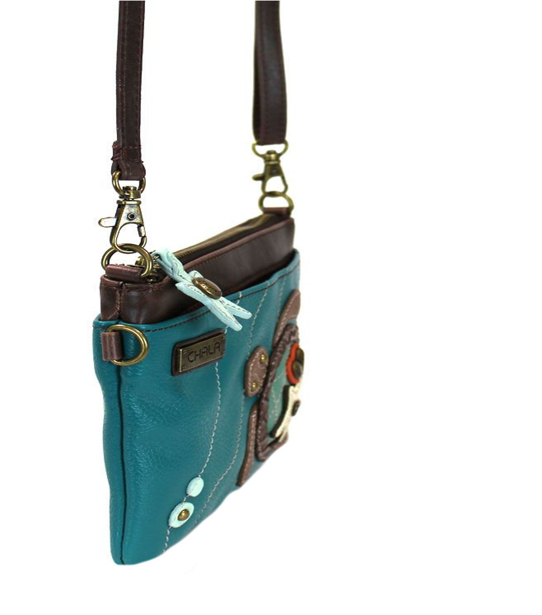 Chala Blue Sea Turtle Mini Crossbody Handbag - Stylish Vegan Leather Purse for Women | Perfect for Beach Vacations, Summer Outfits & Casual Everyday Use