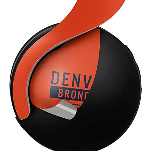 Officially Licensed NFL Denver Broncos Orange Performance Series Gaming Skin Decal for PS5 Pulse 3D Wireless Headset - Custom Protective Cover for Gamers & Football Fans - Perfect for Gaming Sessions, Collectors & Team Spirit Display