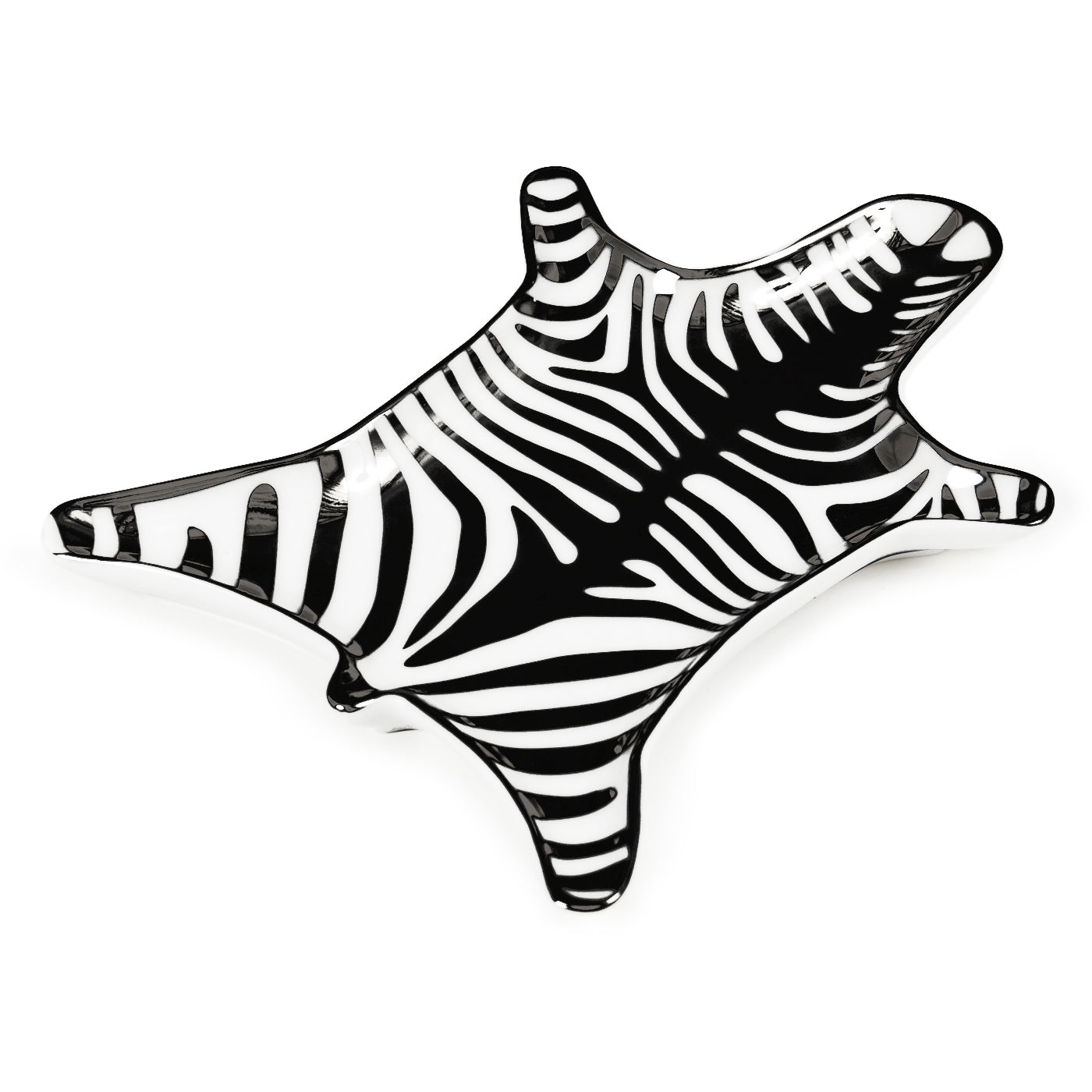 Premium Zebra Print Stacking Dishes Set - 12-Piece Durable Melamine Plates for Parties, Picnics & Home Decor - Fun Animal Print Tableware for Kids & Adults