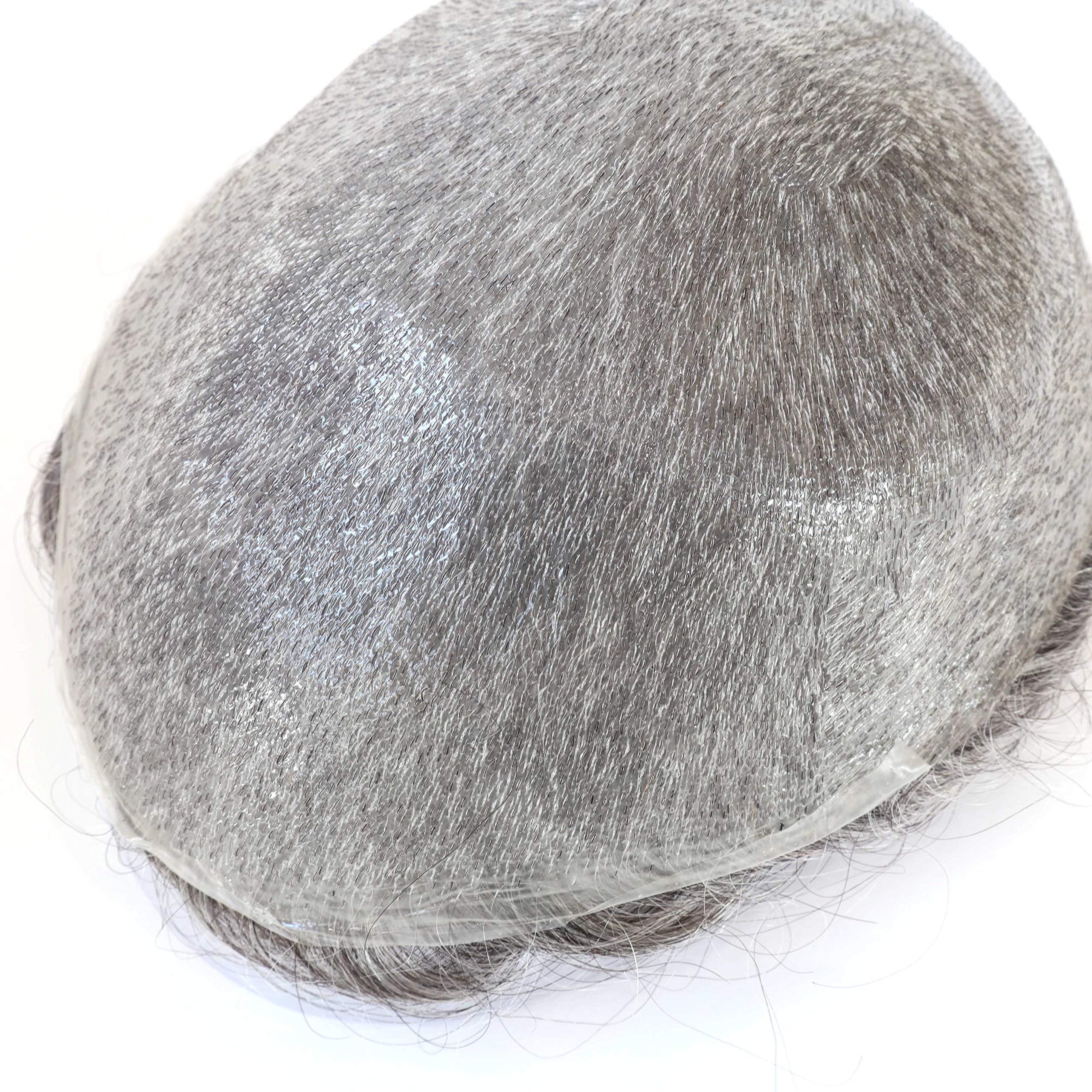 Natural Mens Human Hair Toupee - Ultra Thin Skin Hair Replacement System #365 for Thinning Hair & Baldness - Perfect for Daily Wear, Special Occasions & Confidence Boost