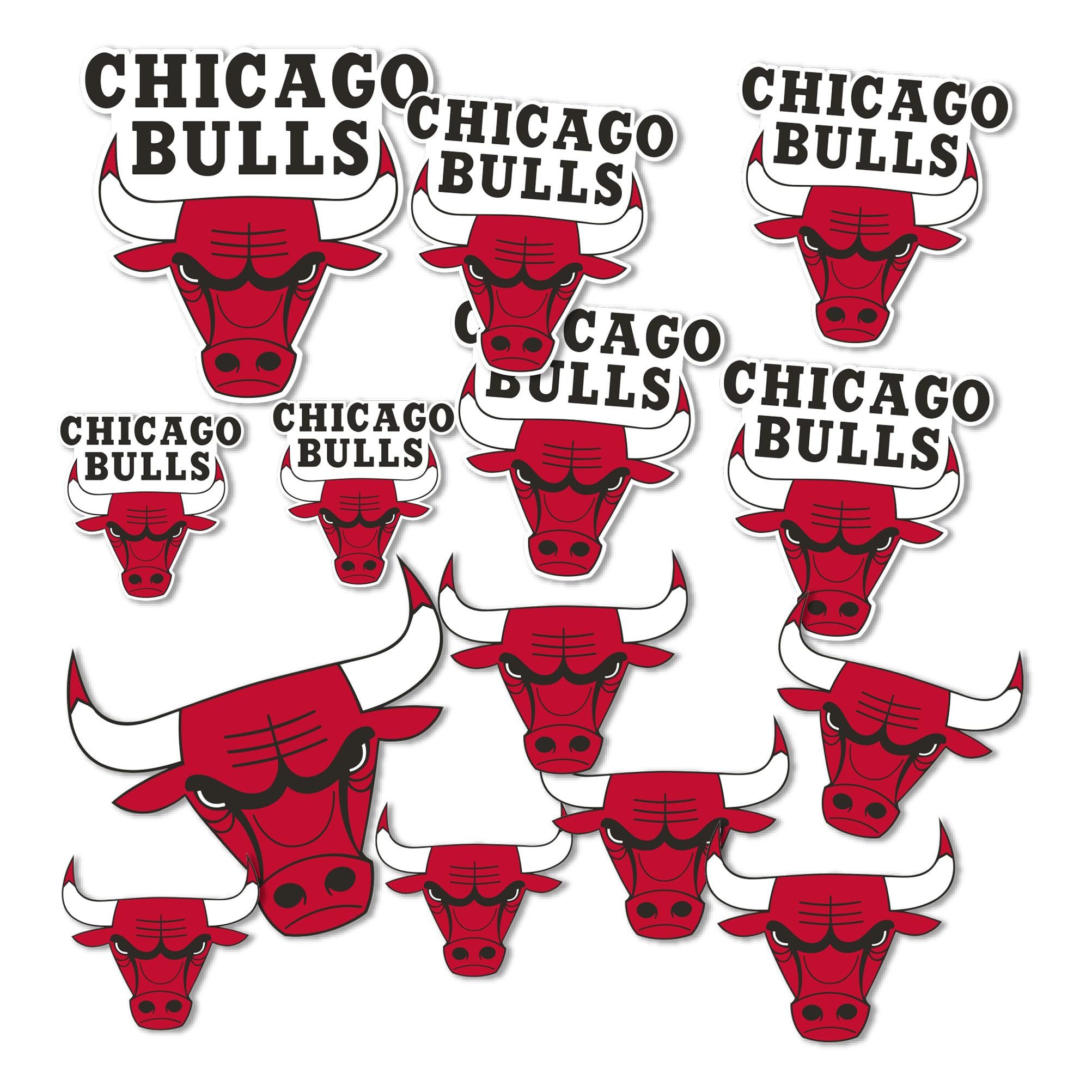 Official NBA Chicago Bulls Desert Cactus Vinyl Decal Sticker - Waterproof Laptop, Water Bottle & Car Decor - Perfect for Sports Fans, Scrapbooking & DIY Projects