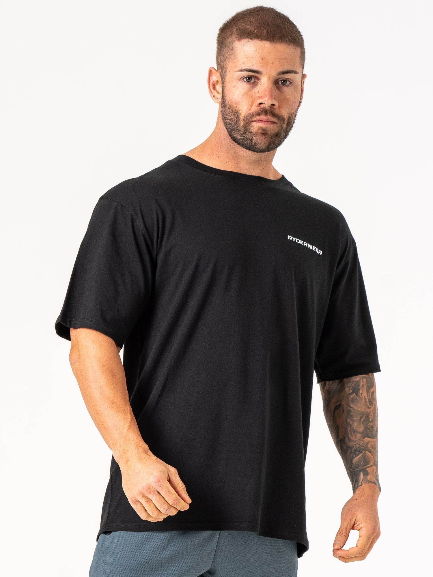 Energy Oversized T-Shirt for Men & Women - Black | Comfortable Loose Fit Cotton Tee for Casual Wear, Street Style & Loungewear