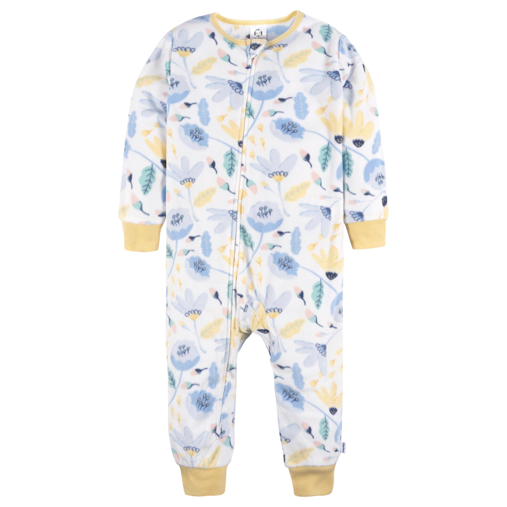 3 Pack Baby Girls' Footless Fleece Pajamas - Soft Floral Print Sleepwear for Infants & Toddlers | Cozy Winter Nightwear, Playtime Outfits & Nursery Essentials