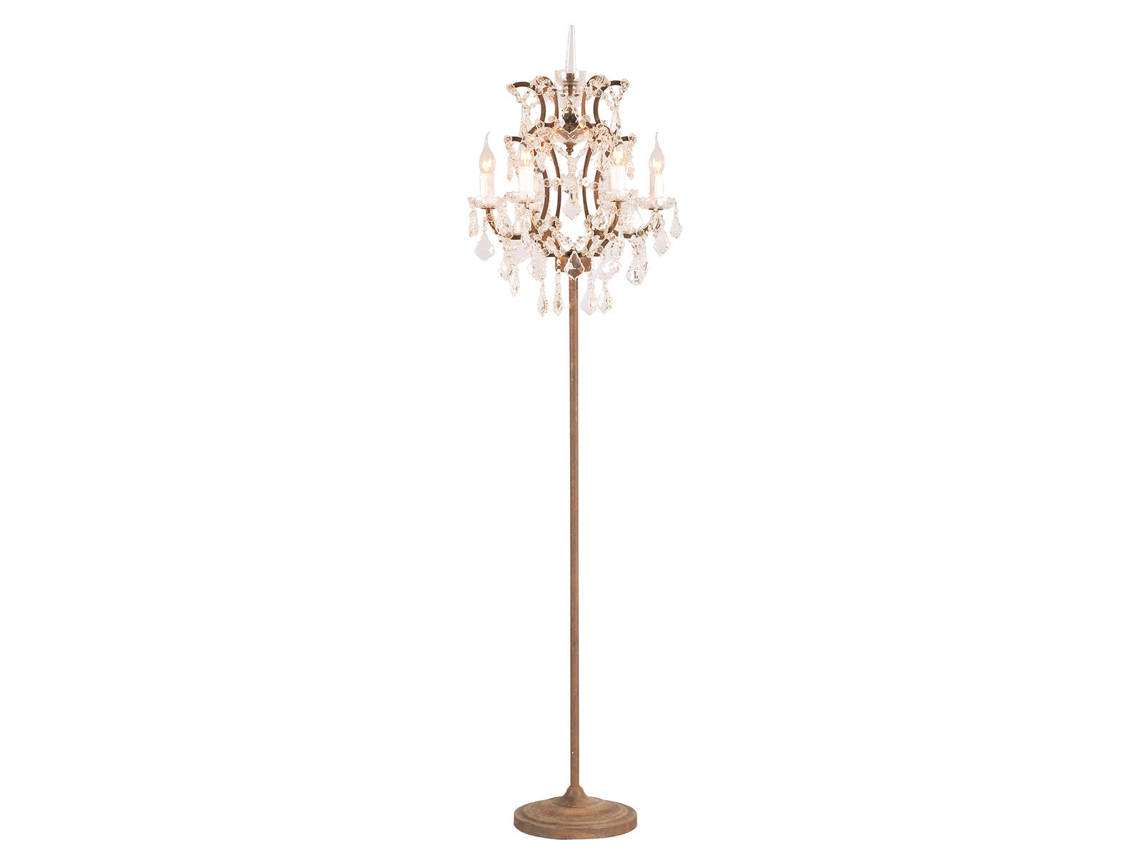 Modern Crystal Floor Lamp for Living Room - Elegant LED Standing Light with Adjustable Brightness, Perfect for Bedroom, Office, or Reading Corner