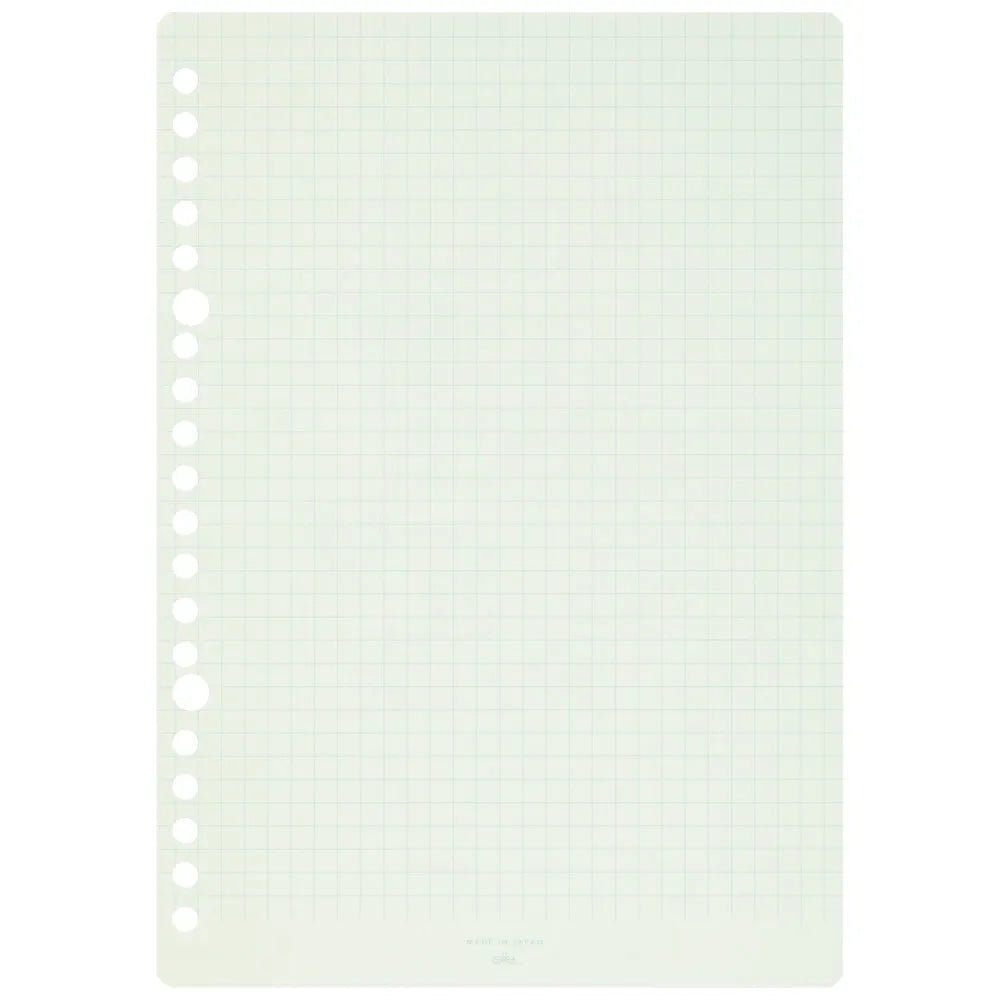 Premium A5 Loose Leaf Notebook - Maruman Mnemosyne Series | 80 Sheets Grid Paper for Journaling, Note Taking & Sketching | Perfect for Students, Office Work & Creative Projects