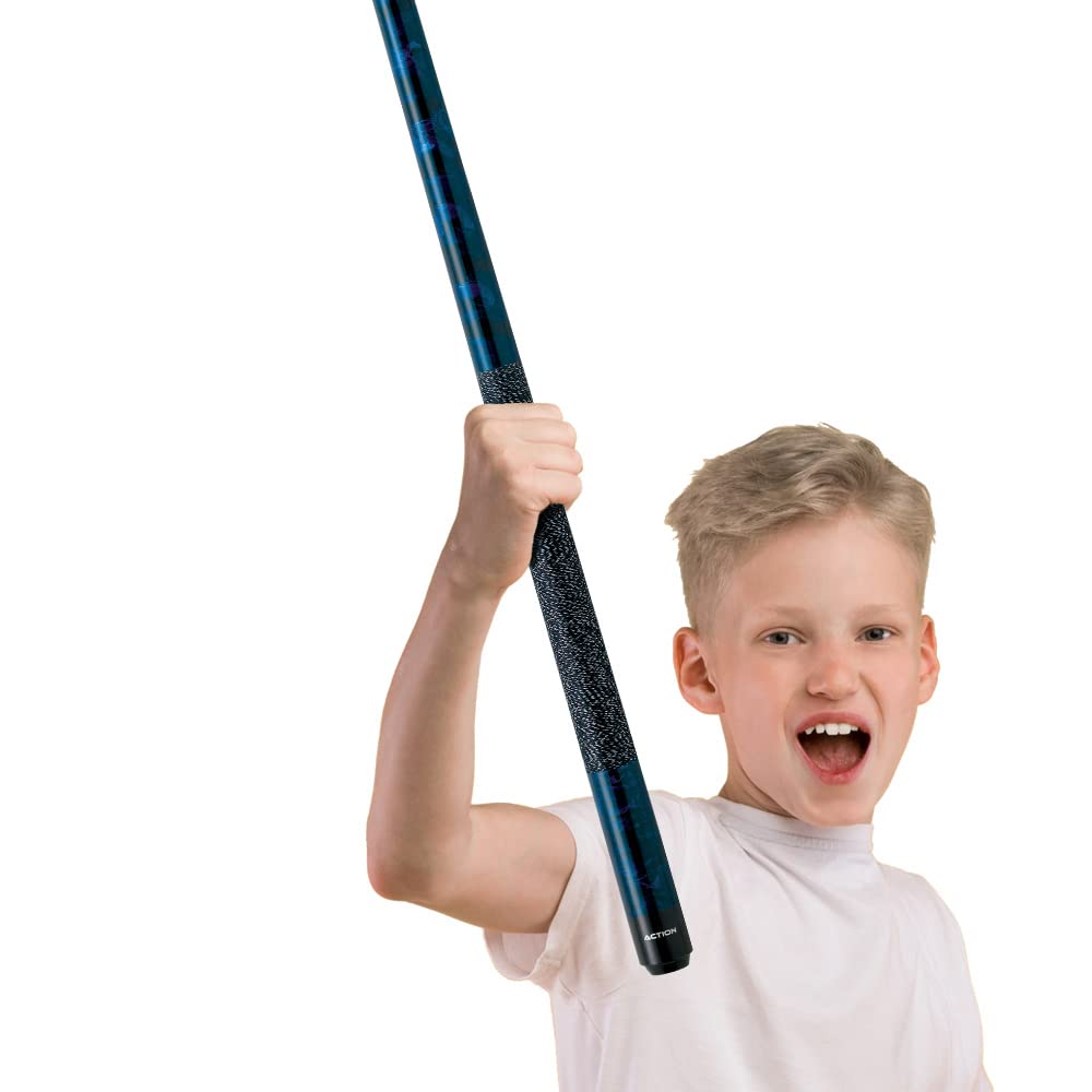 Action Junior Billiards Pool Cue Stick for Kids - Perfect for Beginners & Young Players - Ideal for Home Game Rooms, Birthday Gifts & Family Fun