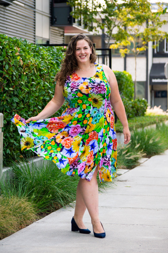 Avery Dress - Disco Style Linen Bamboo Blend for Women - Perfect for Parties, Nightlife & Special Occasions
