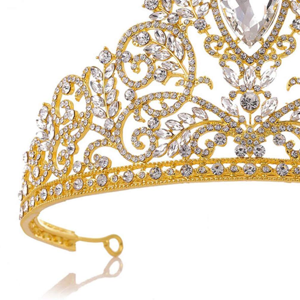 1pc Baroque Style Rhinestone Tiara Headband - Shining Crystal Wedding Headdress for Women, Elegant Prom Pageant Hair Accessories | Perfect for Bridal, Pageants, Prom & Special Occasions