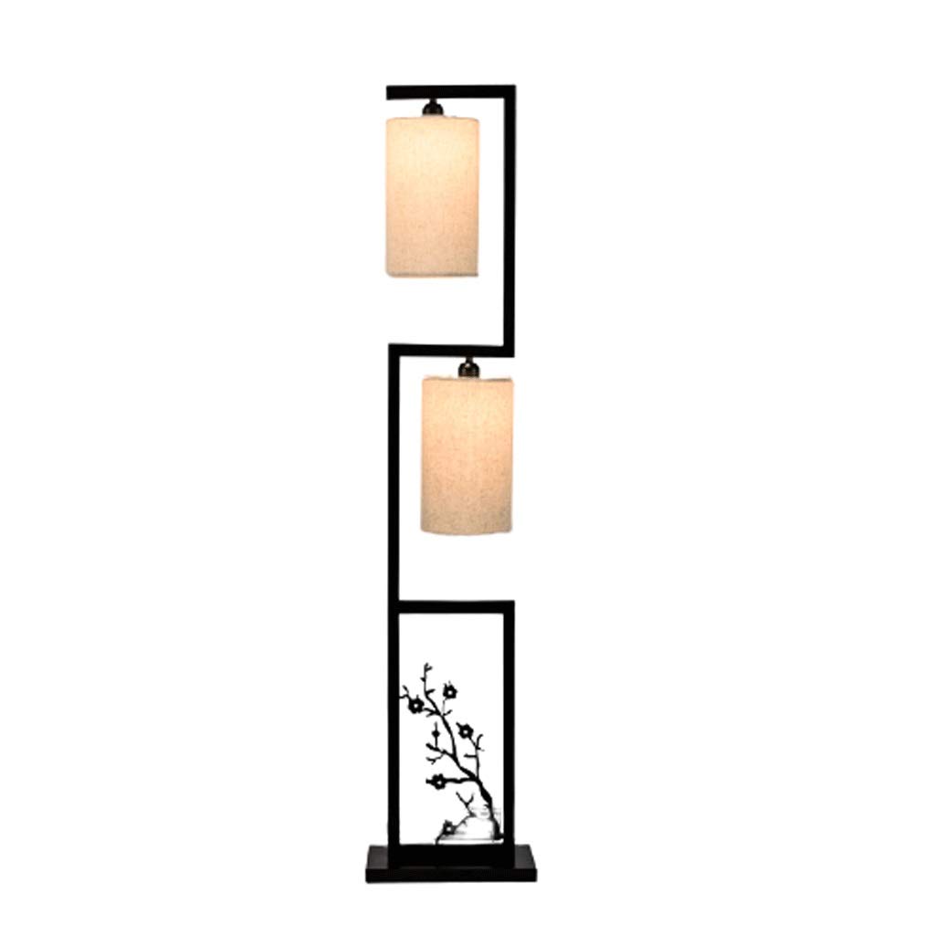 Modern LED Floor Lamp - Tall Standing Light with Adjustable Brightness for Living Room, Office & Bedroom - Bronze Contemporary Reading Lamp with Energy Efficient Bulbs - Perfect for Cozy Nights & Workspaces