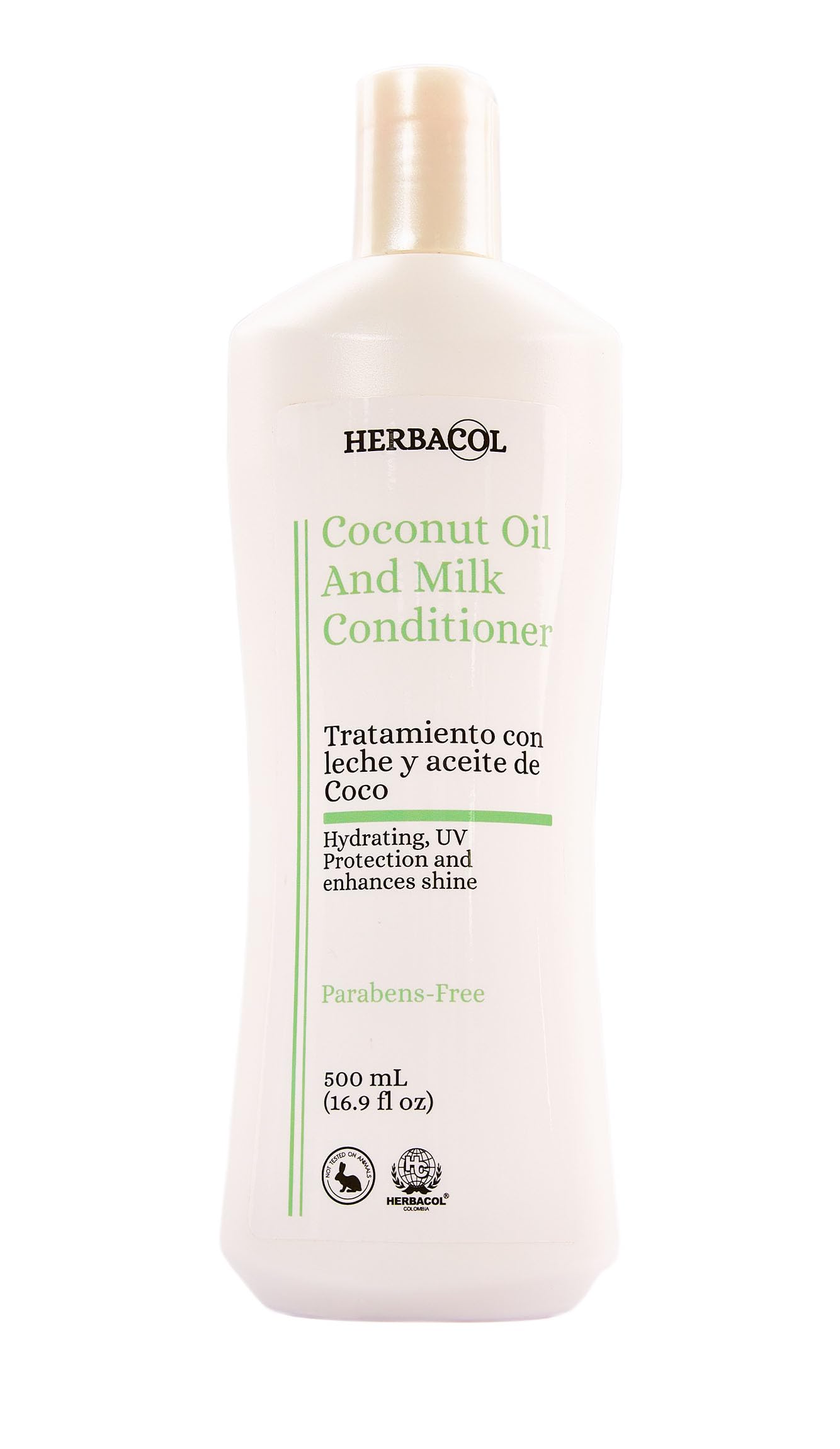 Organic Coconut Oil & Milk Hair Conditioner for Damaged & Dry Hair - Natural Deep Moisturizing Treatment - 16.9 Fl Oz - Perfect for Curly, Frizzy & Color-Treated Hair at Home or Salon