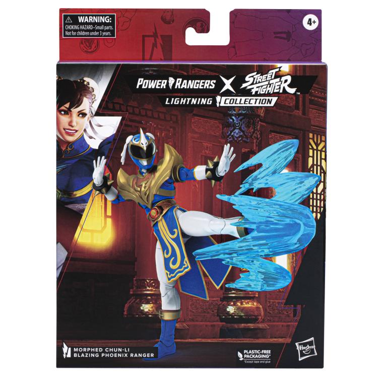 Power Rangers x Street Fighter Lightning Collection Blazing Phoenix Chun-Li Action Figure - Collectible Toy for Fans, Gift for Gamers & Anime Lovers - Perfect for Display, Cosplay & Role-Playing Scenes