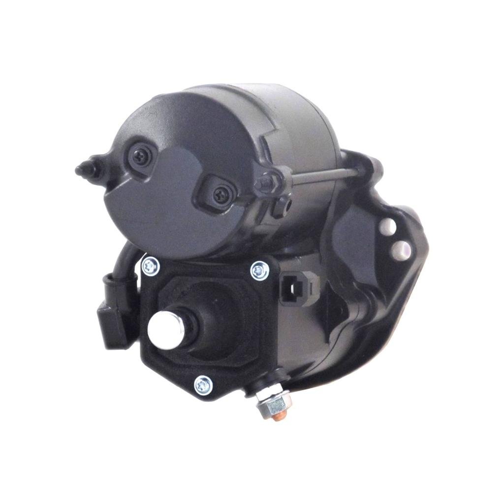 RAREELECTRICAL Black Push Button Starter Motor Compatible with Harley Davidson FLHRSEI FLHRSI Road King 31553-94 31559-99A - Easy Engine Start for Motorcycle Riders
