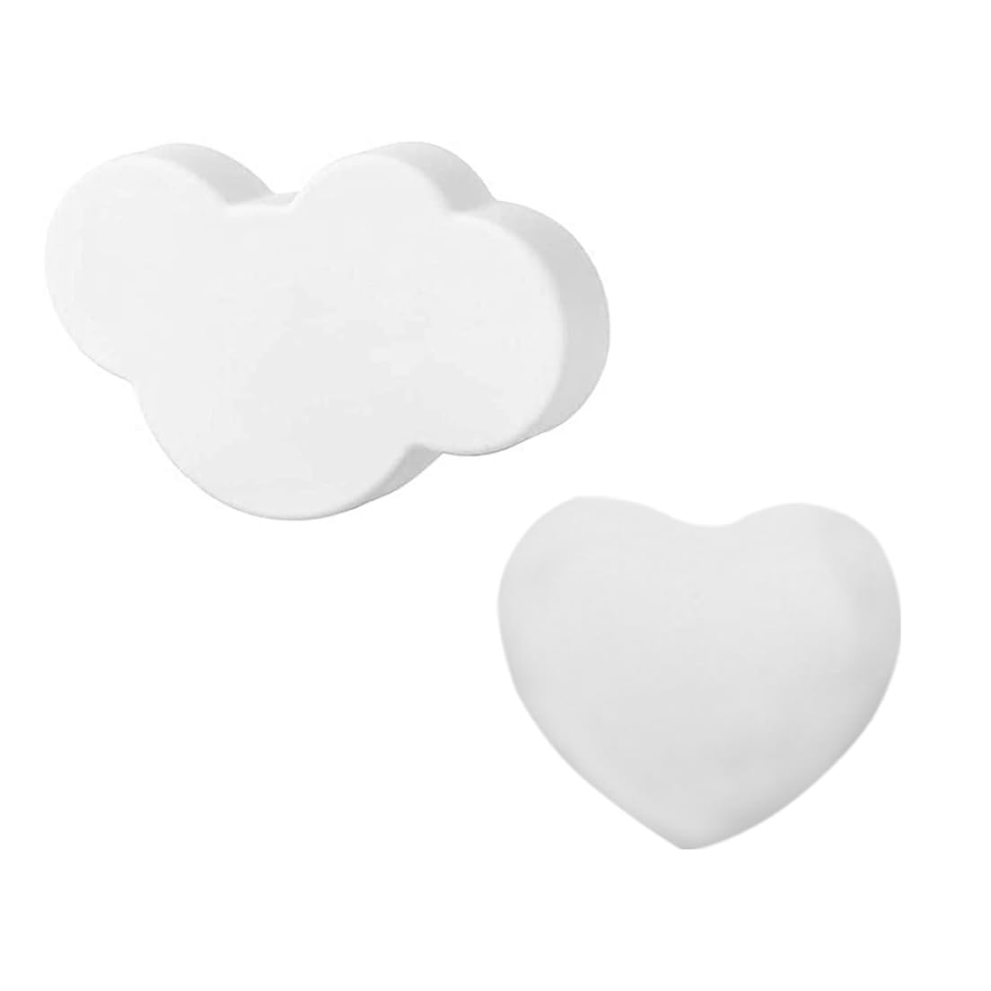 10PCS Kids Cartoon Cloud-Shaped Plastic Drawer Handles with Screws - White Furniture Knobs for Bedroom, Living Room & Kitchen | Durable & Child-Safe Cabinet Pulls for Nursery, Playroom & Kids' Furniture