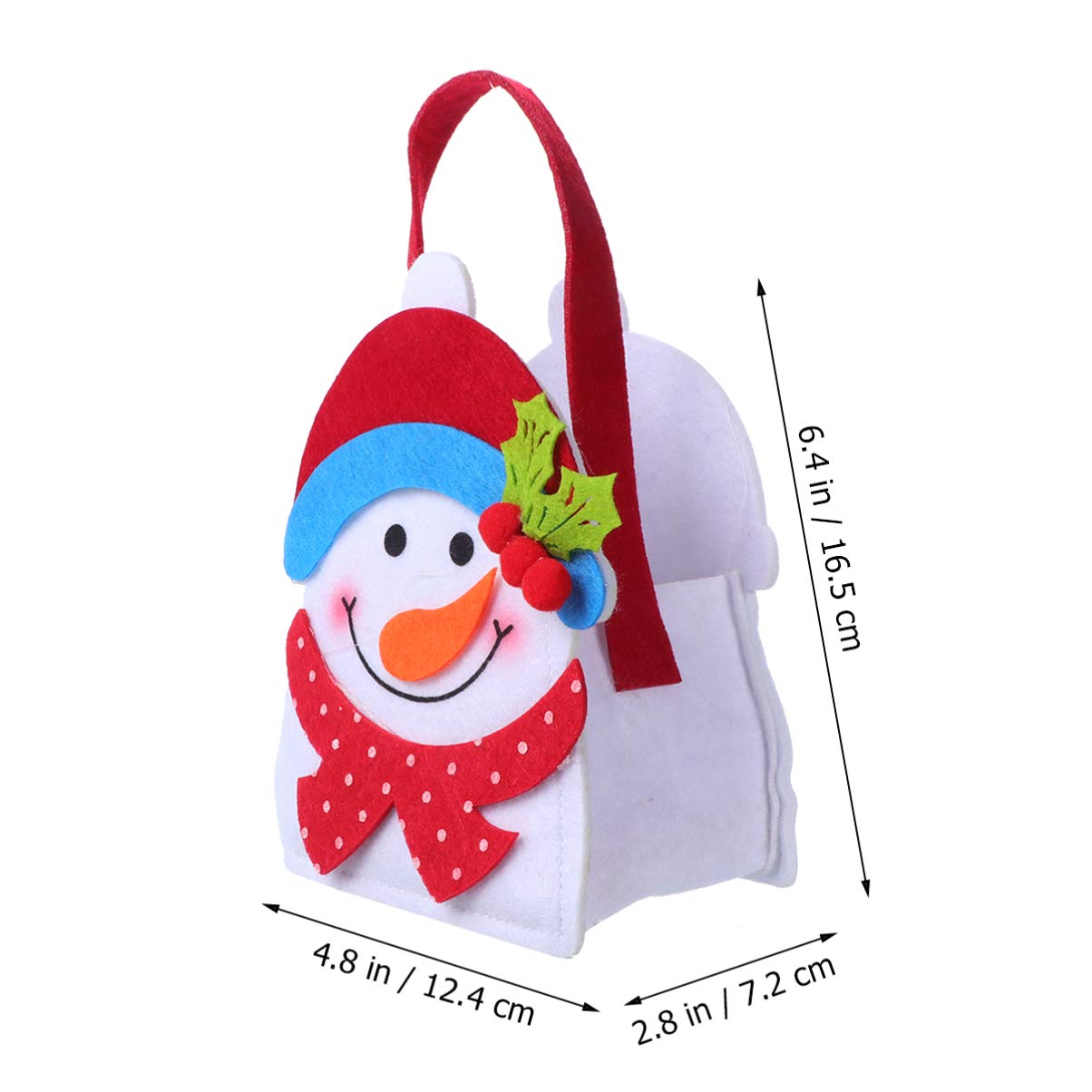 Christmas Santa Sack Candy Bag - Festive Fabric Pouch for Kids & Parties