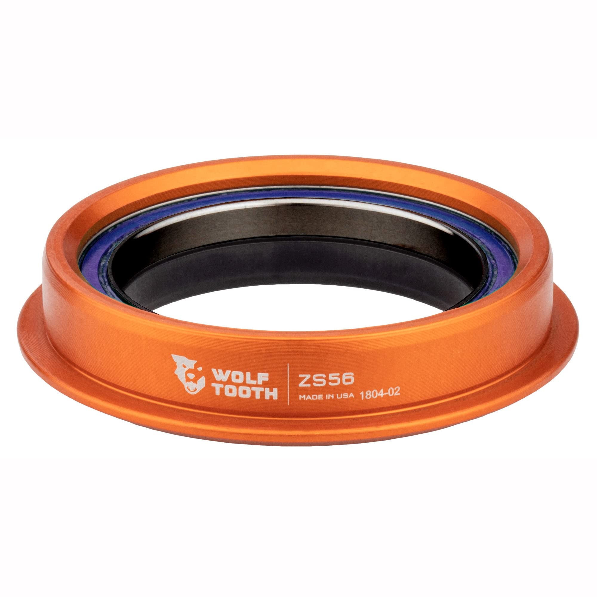 Wolf Tooth Performance Zero Stack (ZS) Headset - Lightweight MTB & Road Bike Headset for Smooth Steering - Perfect for Trail Riding, Commuting & Racing