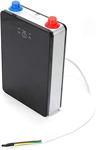 6500W Electric Tankless Water Heater - Instant Hot Water for Bathroom, Shower & Sink - Energy Efficient, Space Saving Design - US Stock (Black) - Perfect for Small Homes, Apartments & RVs