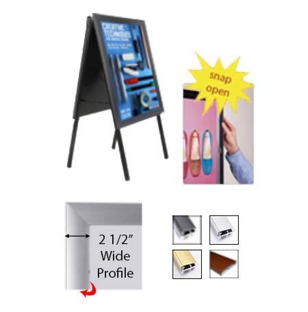 16x20 A-Frame Sign Holder with 2.5