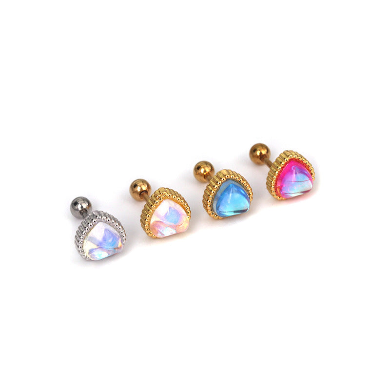 20G Cartilage Tiny Heart Stud Earrings - Hypoallergenic Stainless Steel Piercing Jewelry for Women | Perfect for Everyday Wear, Gifts, and Special Occasions