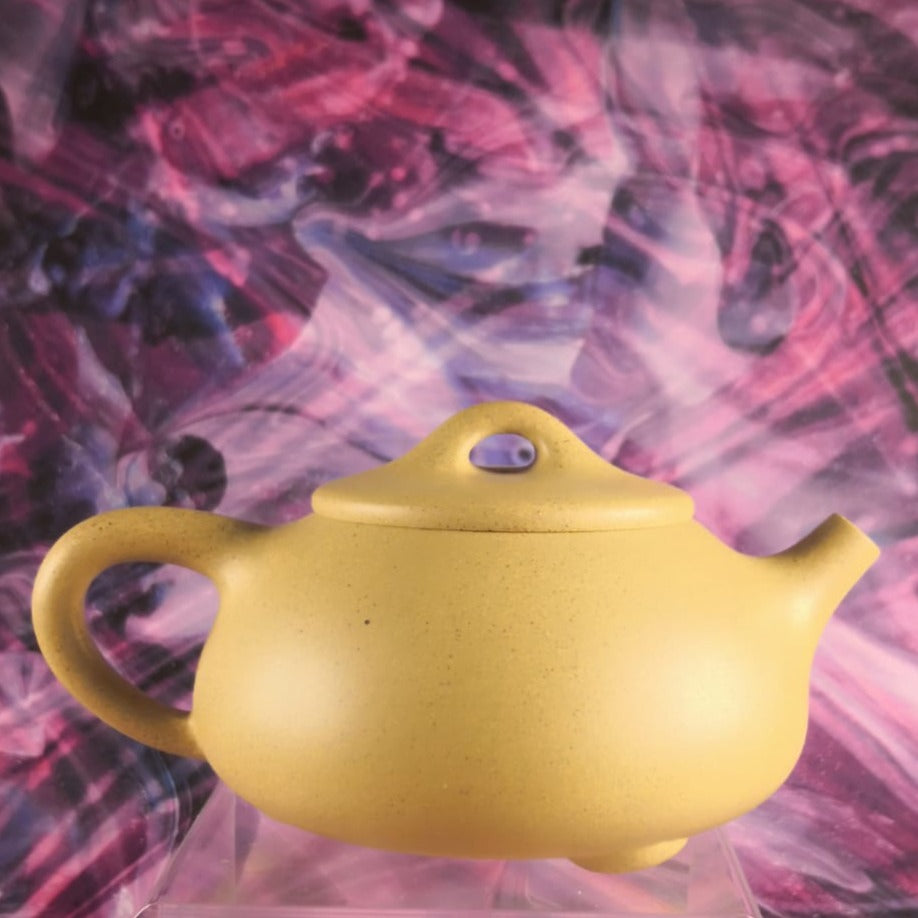 Premium Handmade Zisha Teapot Shi Piao - Artist Level 4 ZHANG Ke (L4 2021) Golden Duan Clay - Perfect for Chinese Tea Ceremony, Gift & Home Decor